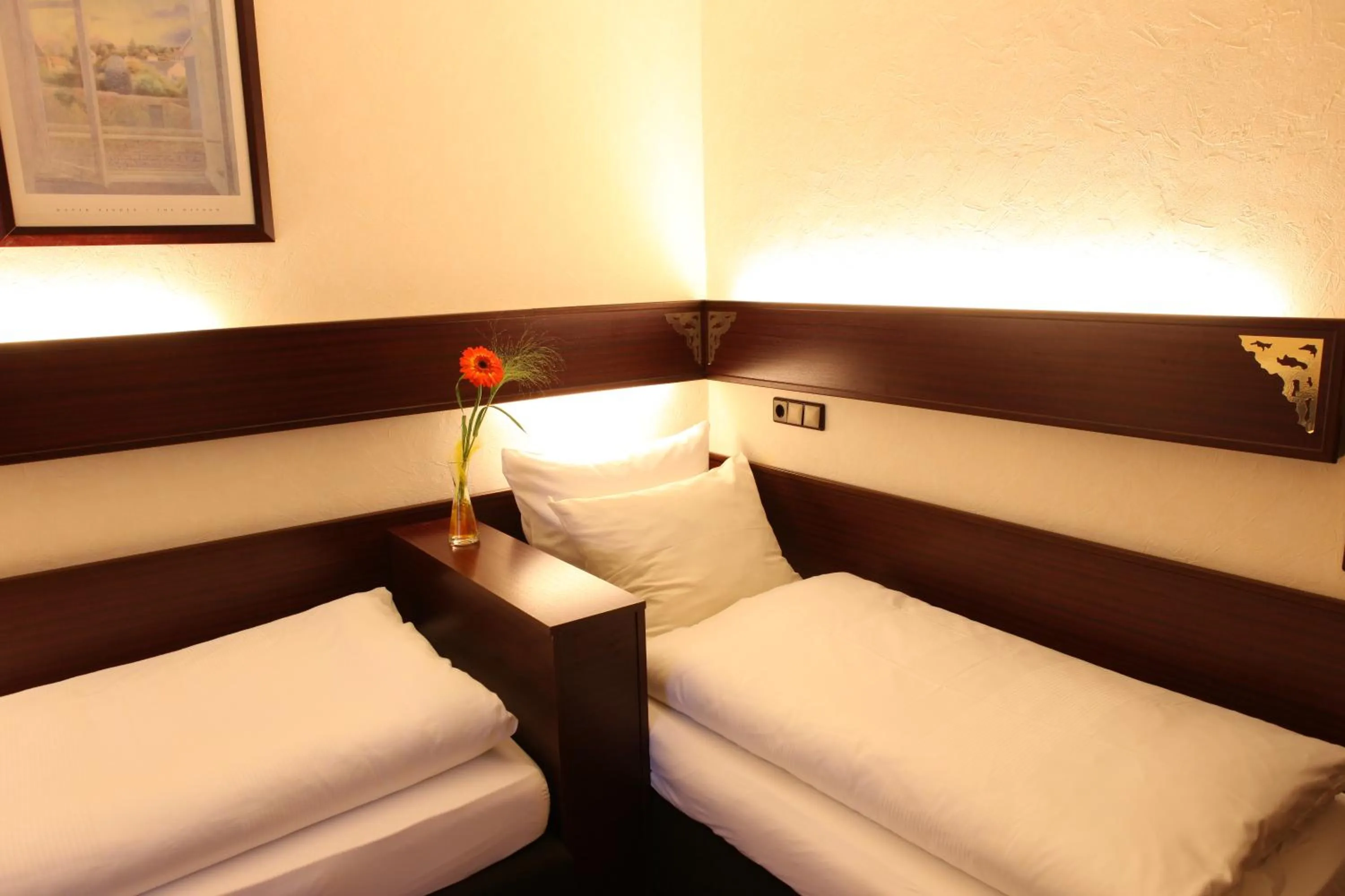 Bed in Akzent Hotel Oberhausen