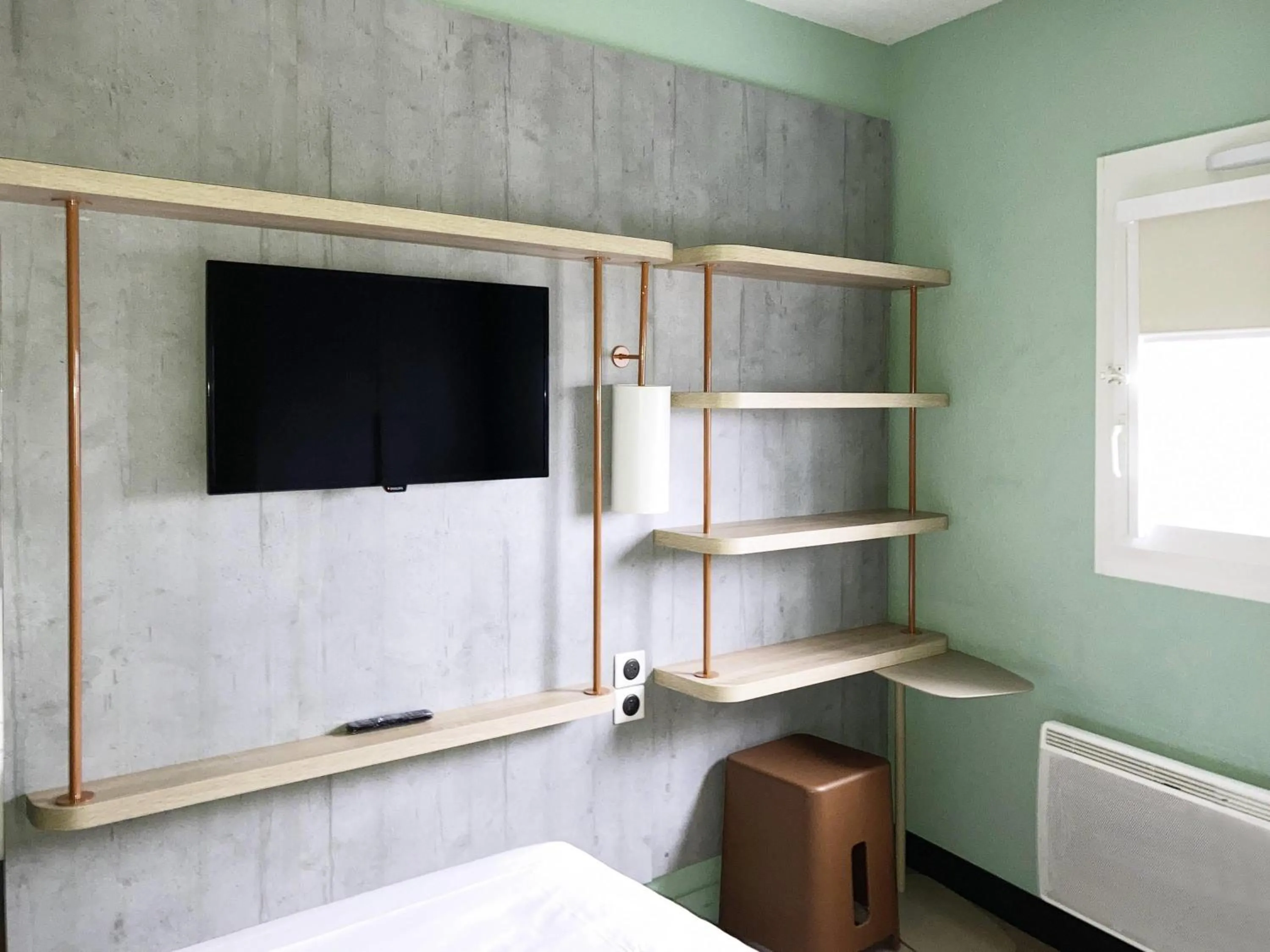 Bedroom, Bed in ibis budget Rouen Centre Rive Gauche