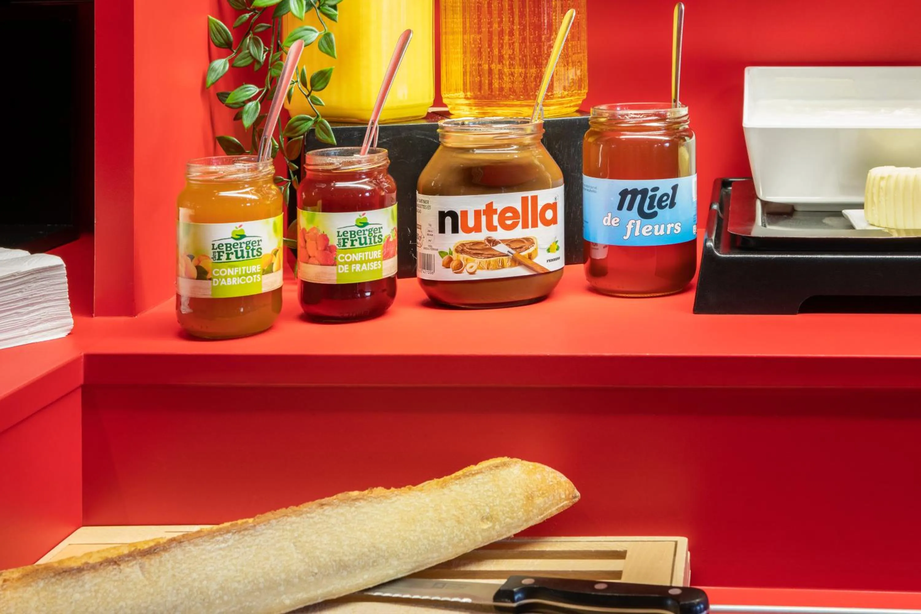 Breakfast in hotelF1 Lille Metropole