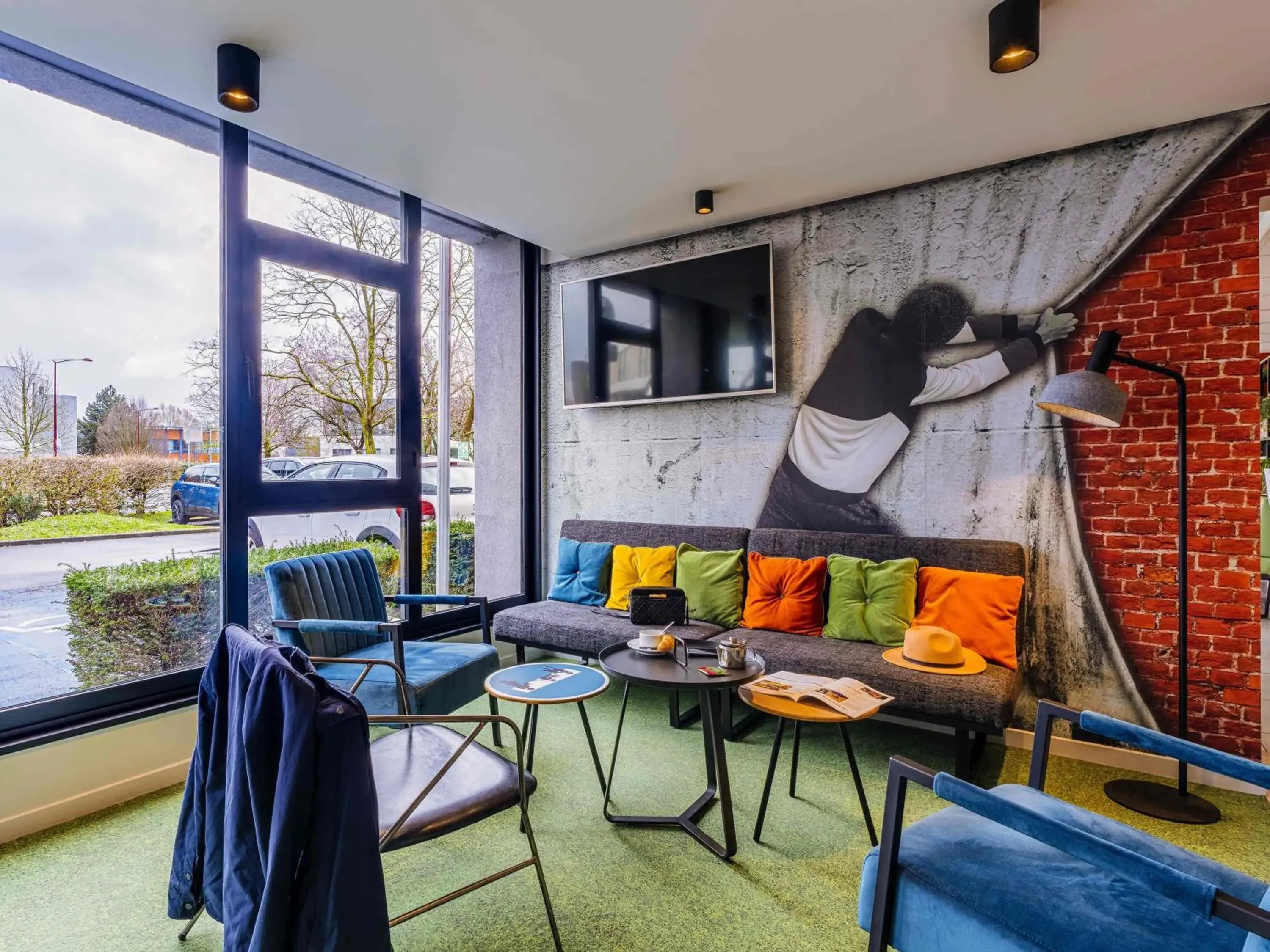 Lounge or bar in Ibis Styles Lille Marcq En Baroeul Lounge or bar in Ibis Styles Lille Marcq En Baroeul