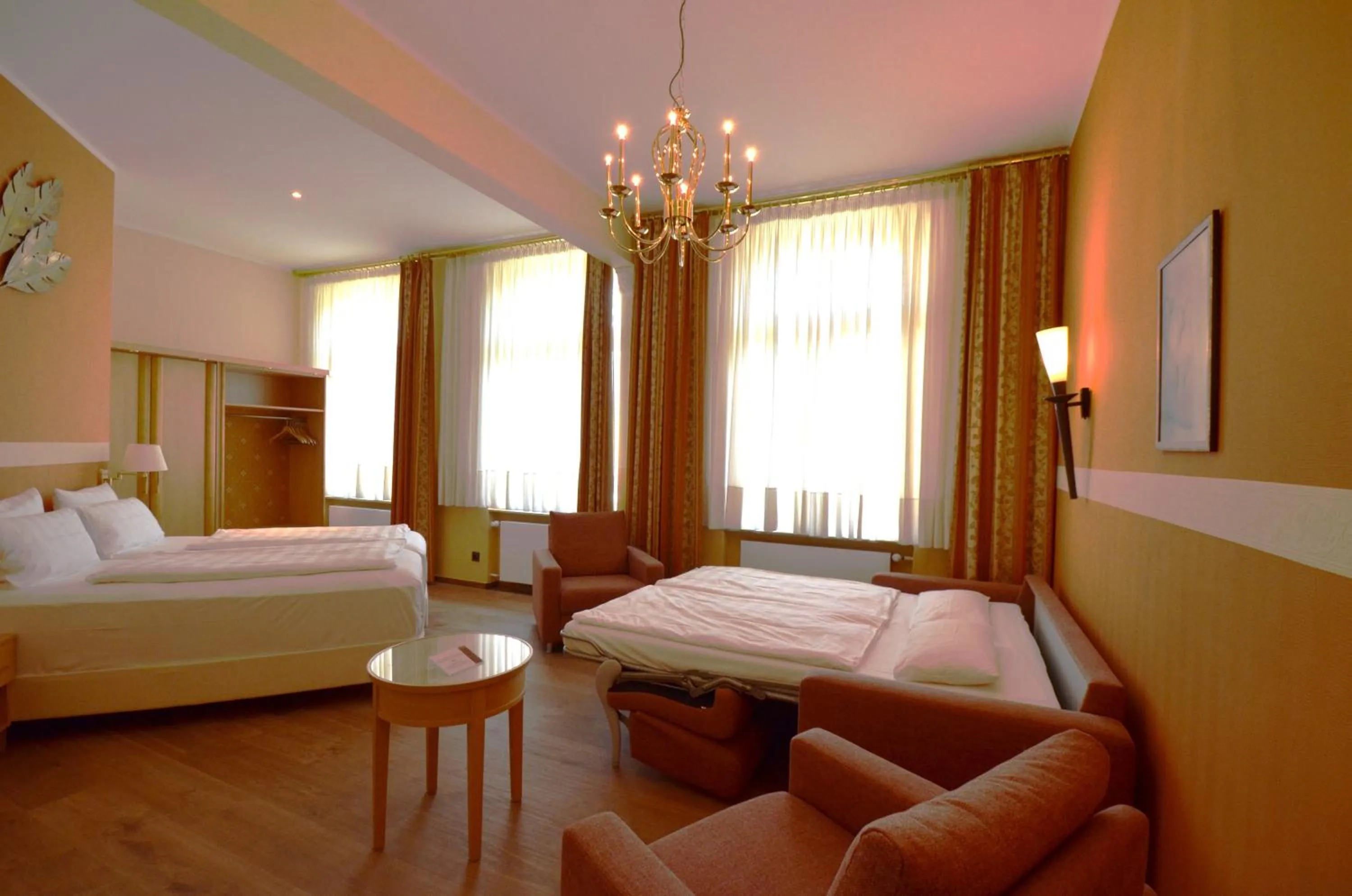 Bed in Hotel Mack Private Inn