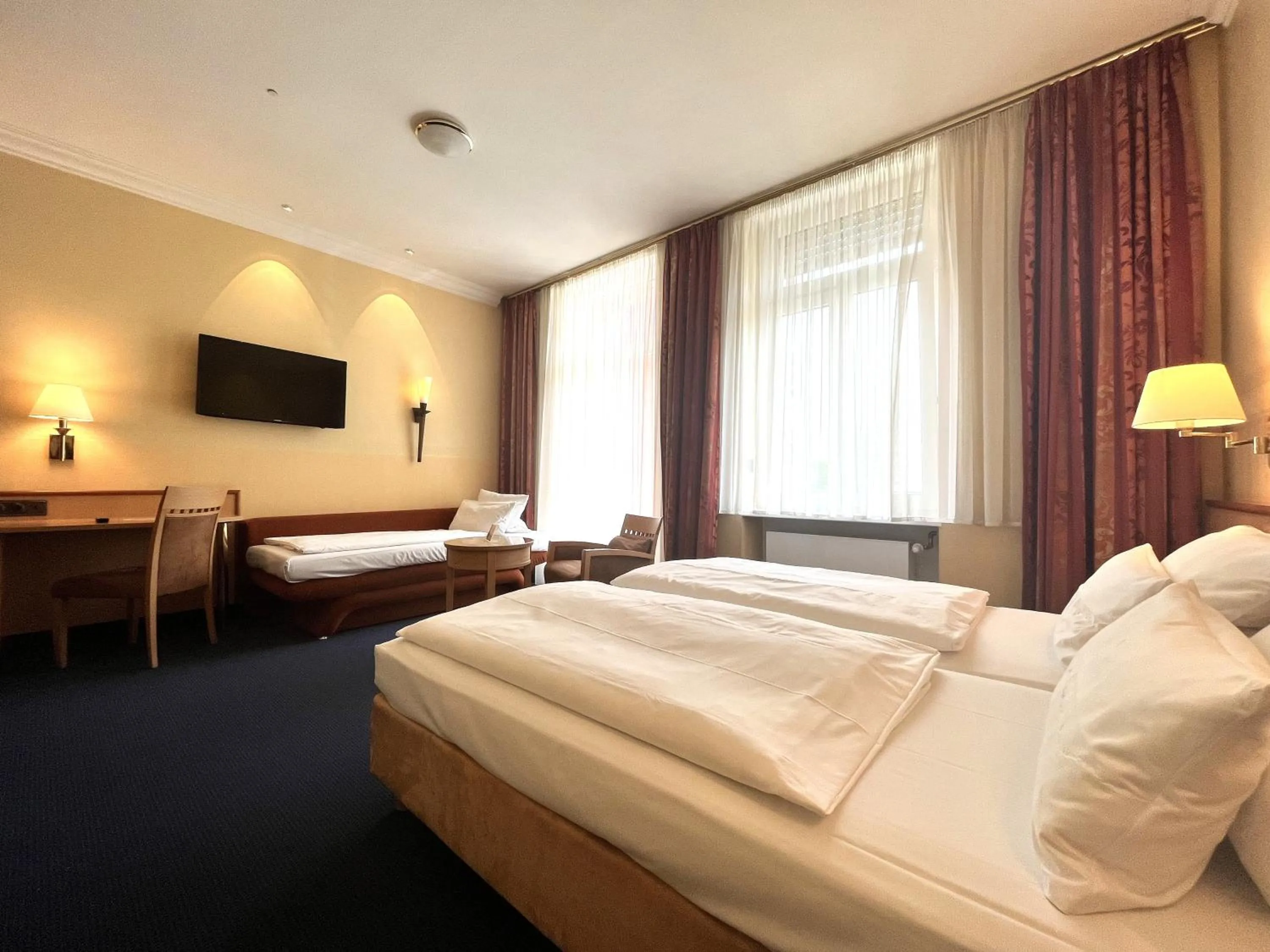 Bed in Hotel Mack Private Inn