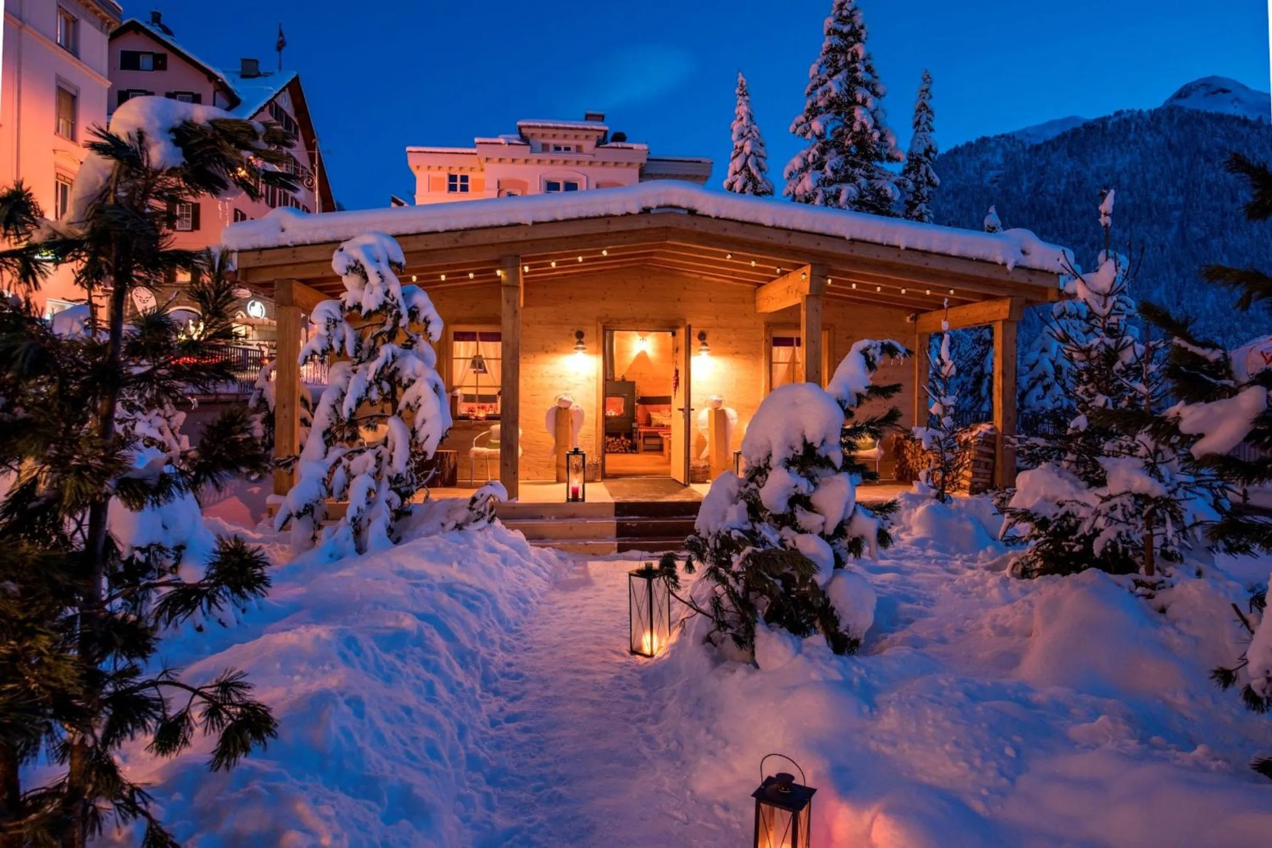 Restaurant/places to eat in Sporthotel Pontresina