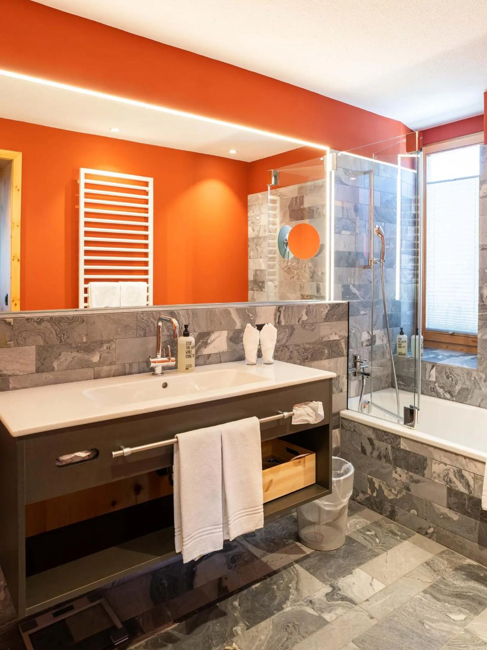 Bathroom in Sporthotel Pontresina