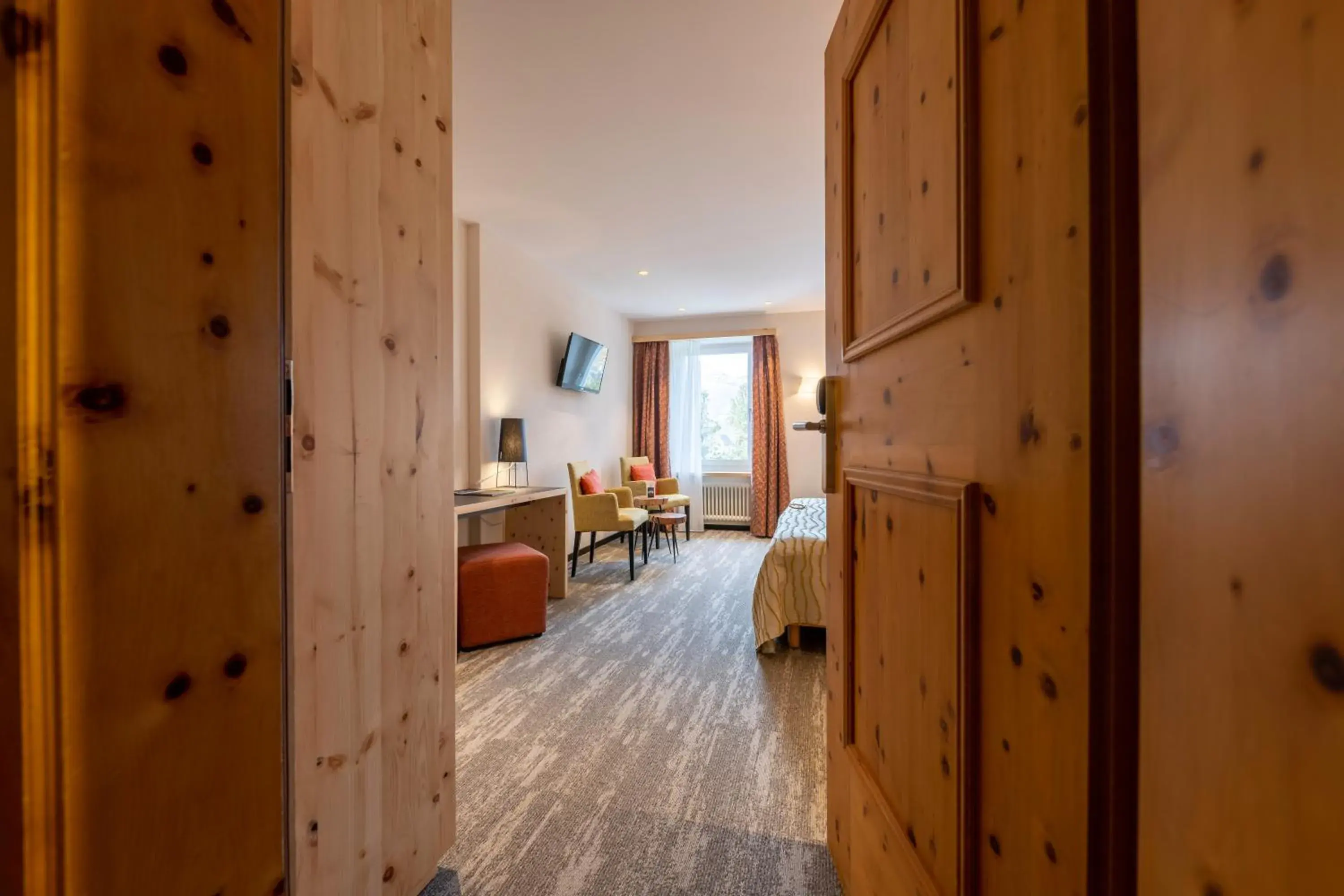 Double Room Deluxe Arve - single occupancy in Sporthotel Pontresina Double Room Deluxe Arve - single occupancy in Sporthotel Pontresina