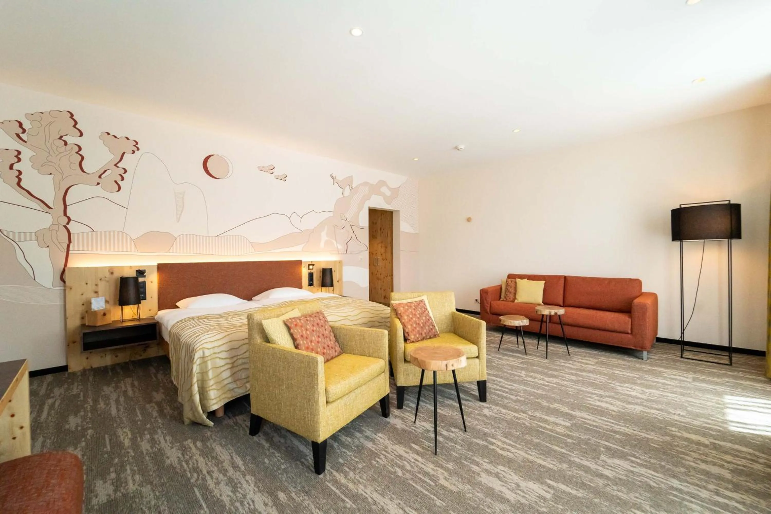 Photo of the whole room in Sporthotel Pontresina