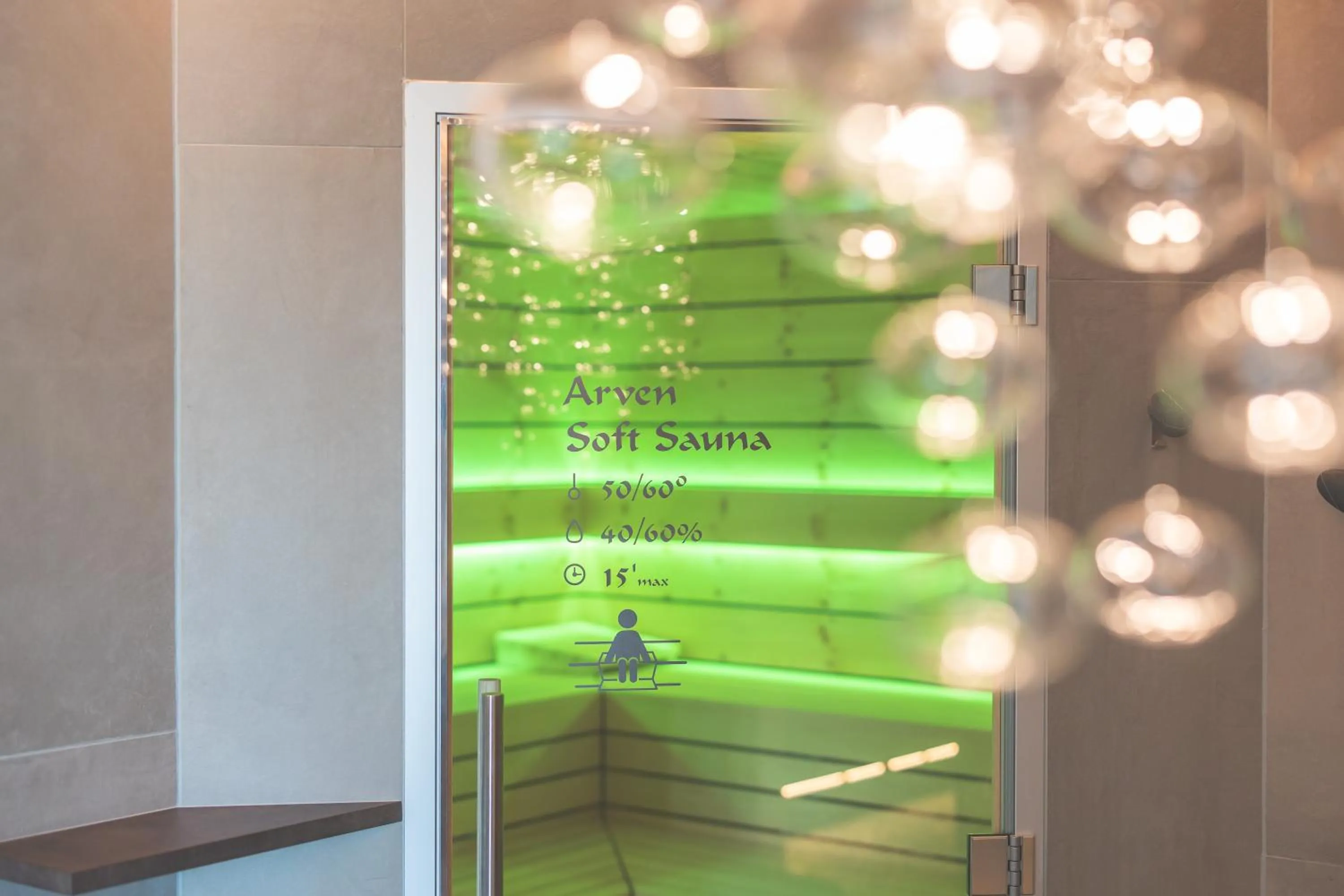 Sauna in Sporthotel Pontresina