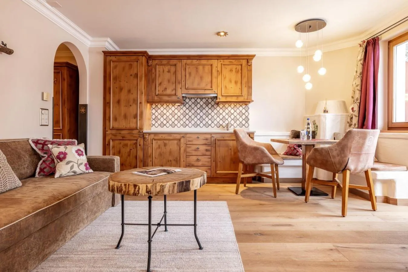 Kitchen or kitchenette in BelArosa Suiten & Wellness