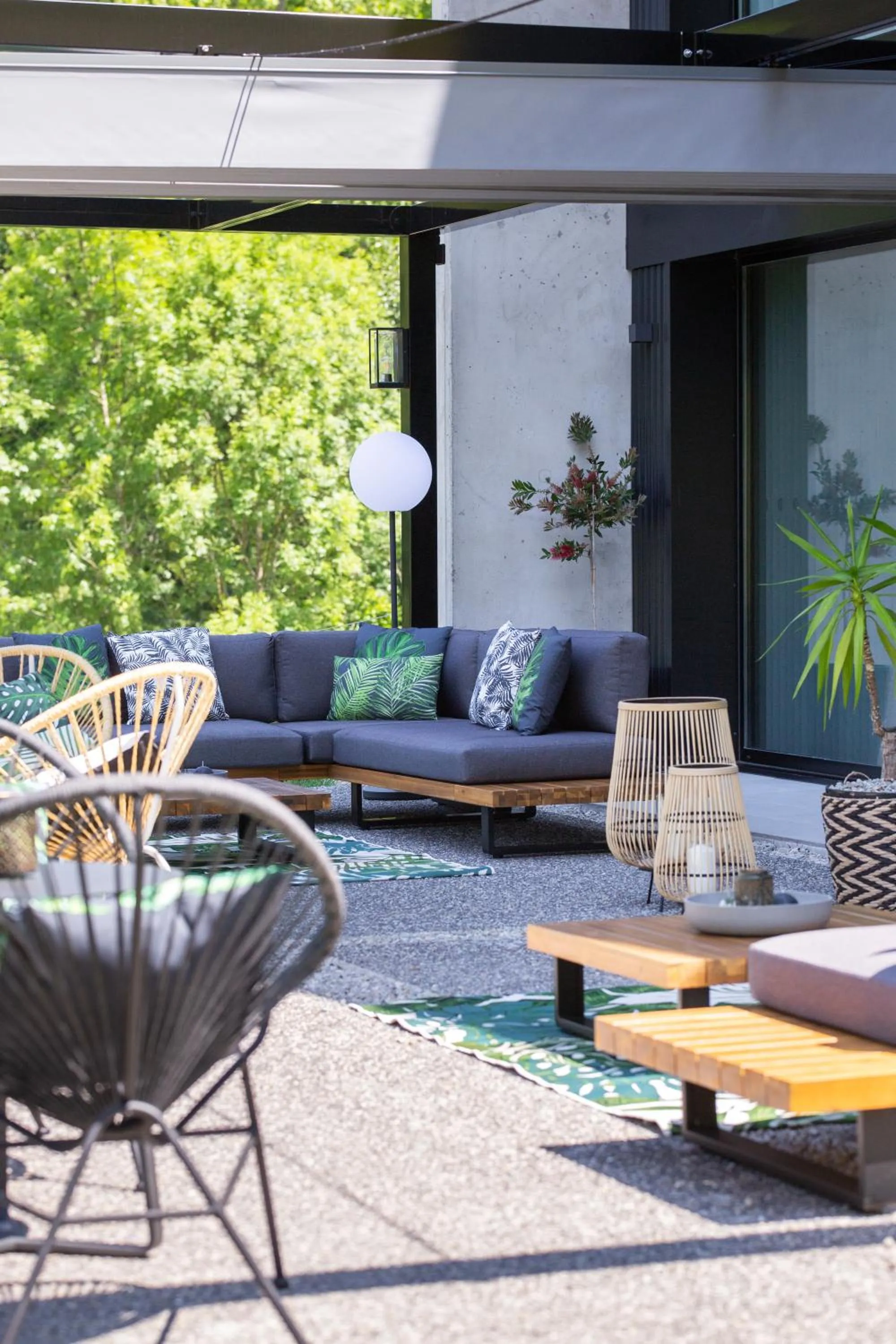 Patio in Hotel Ecos del Sella