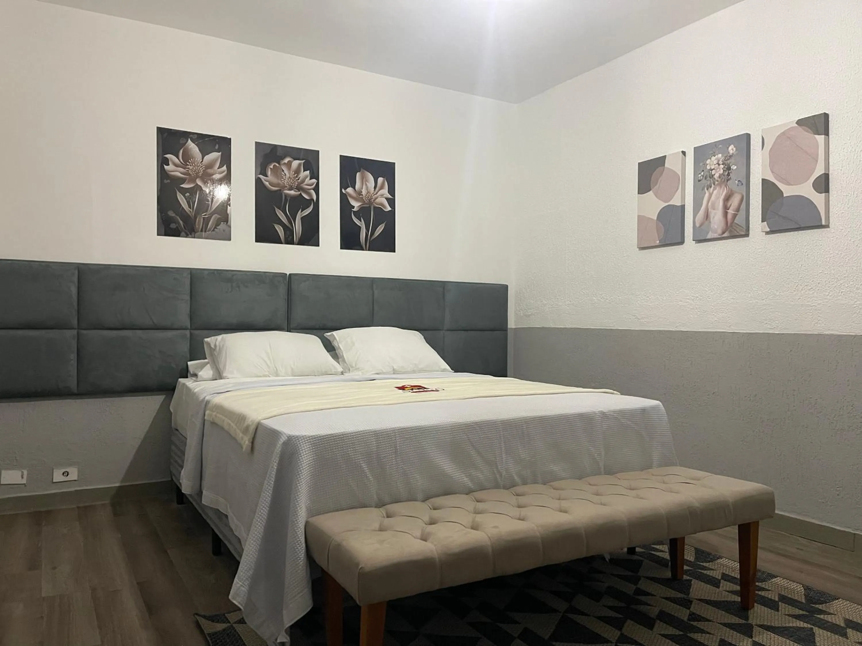 Bed in Pousada do Suiço