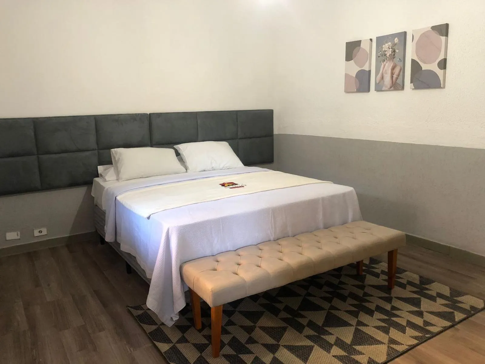Bed in Pousada do Suiço