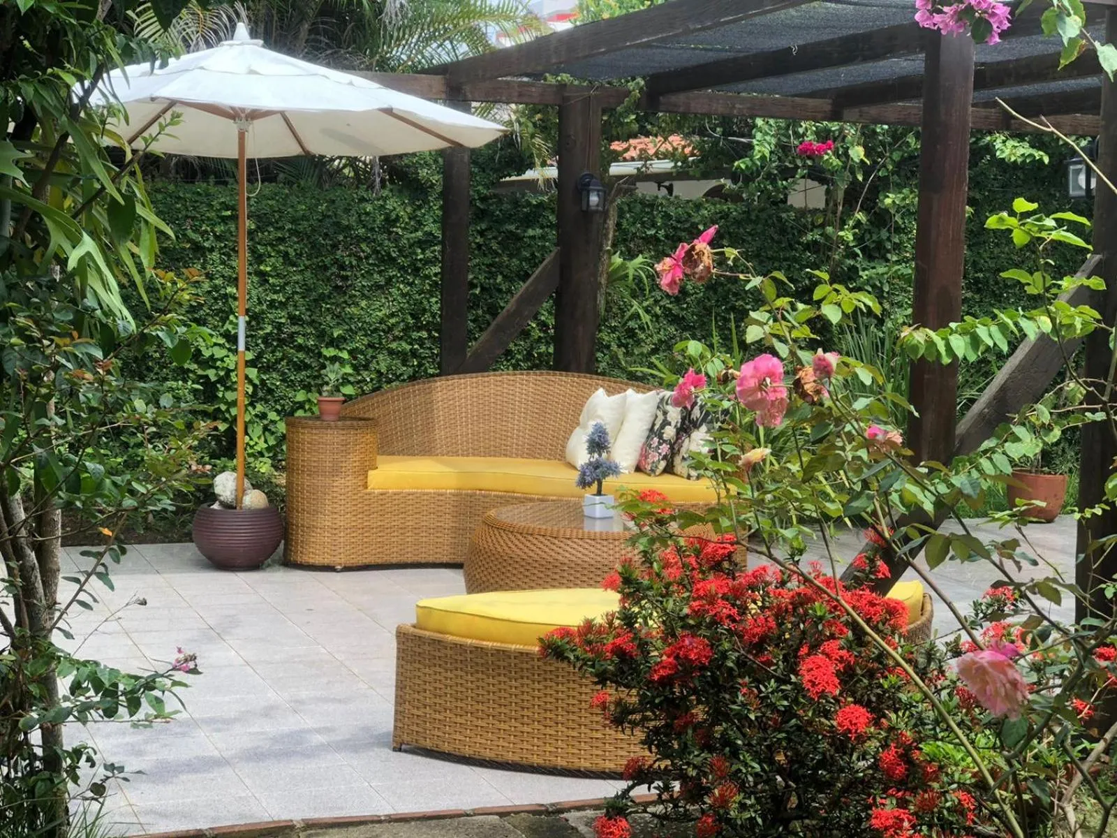 Patio in Pousada do Suiço