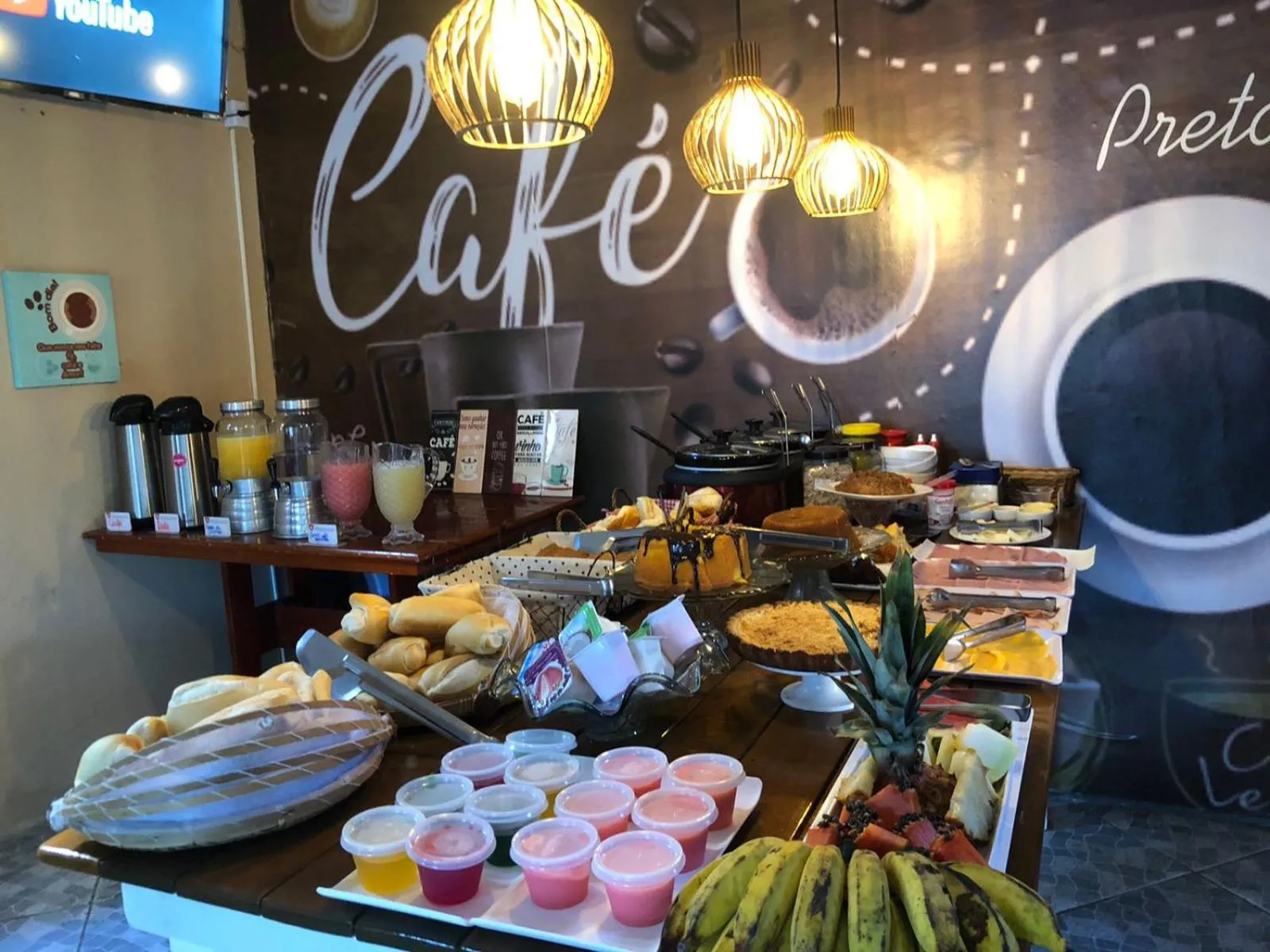 Food and drinks in Pousada do Suiço