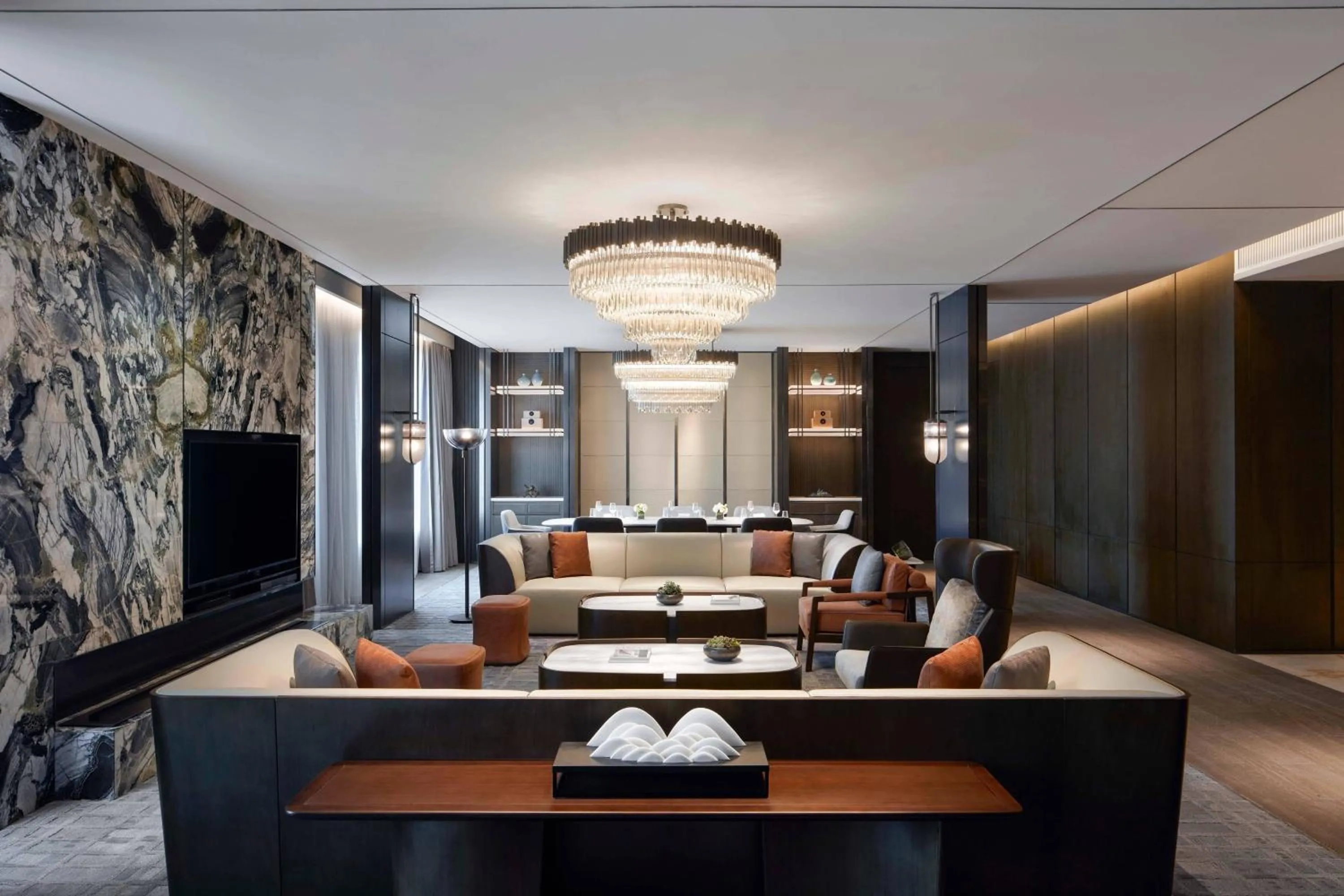 Bedroom in Wuhan Marriott Hotel Optics Valley