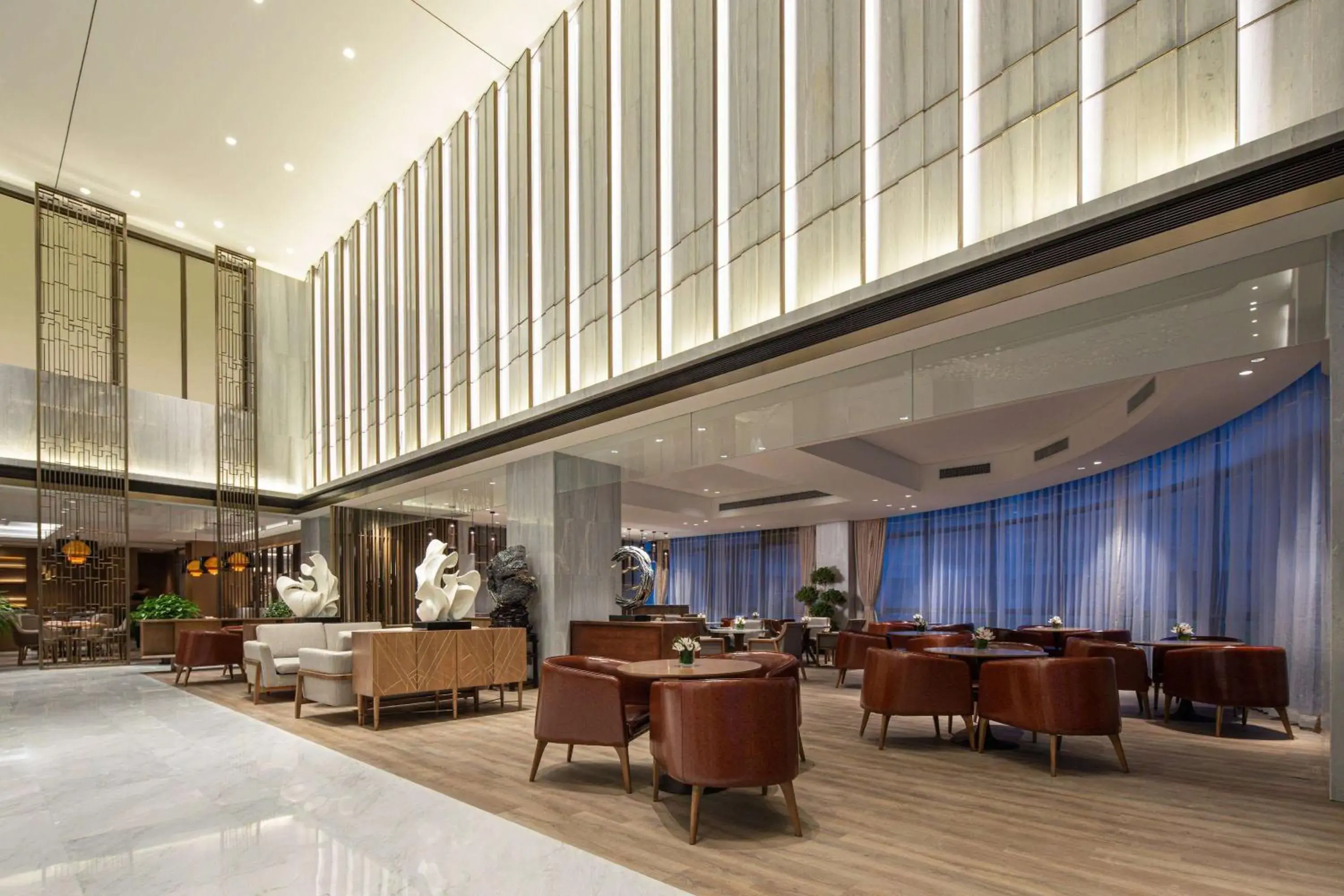 Lobby or reception in Wyndham Shanghai Pudong Lobby or reception in Wyndham Shanghai Pudong