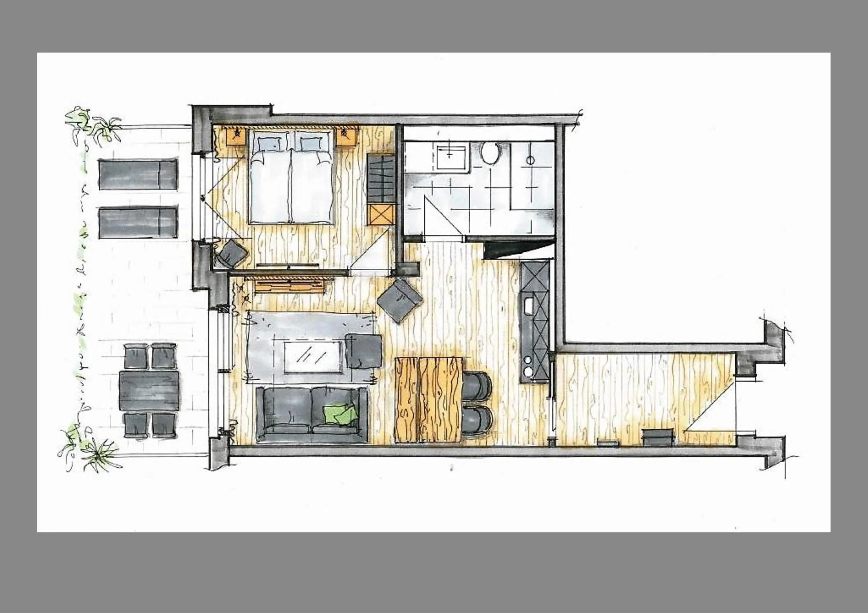 Bathroom in moun10 urlaubswohnen