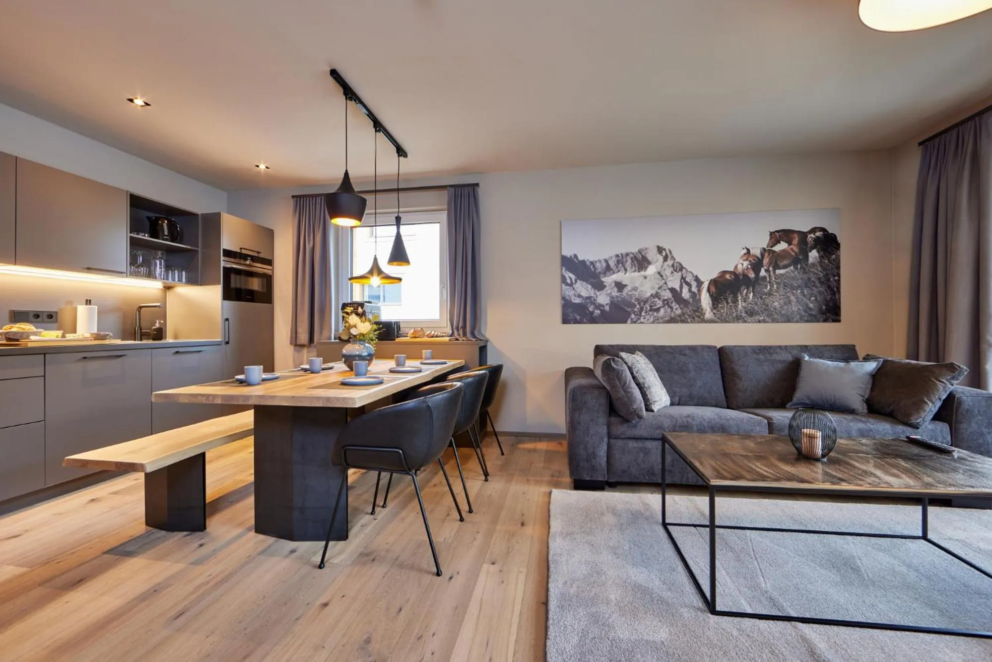 Kitchen or kitchenette in moun10 urlaubswohnen