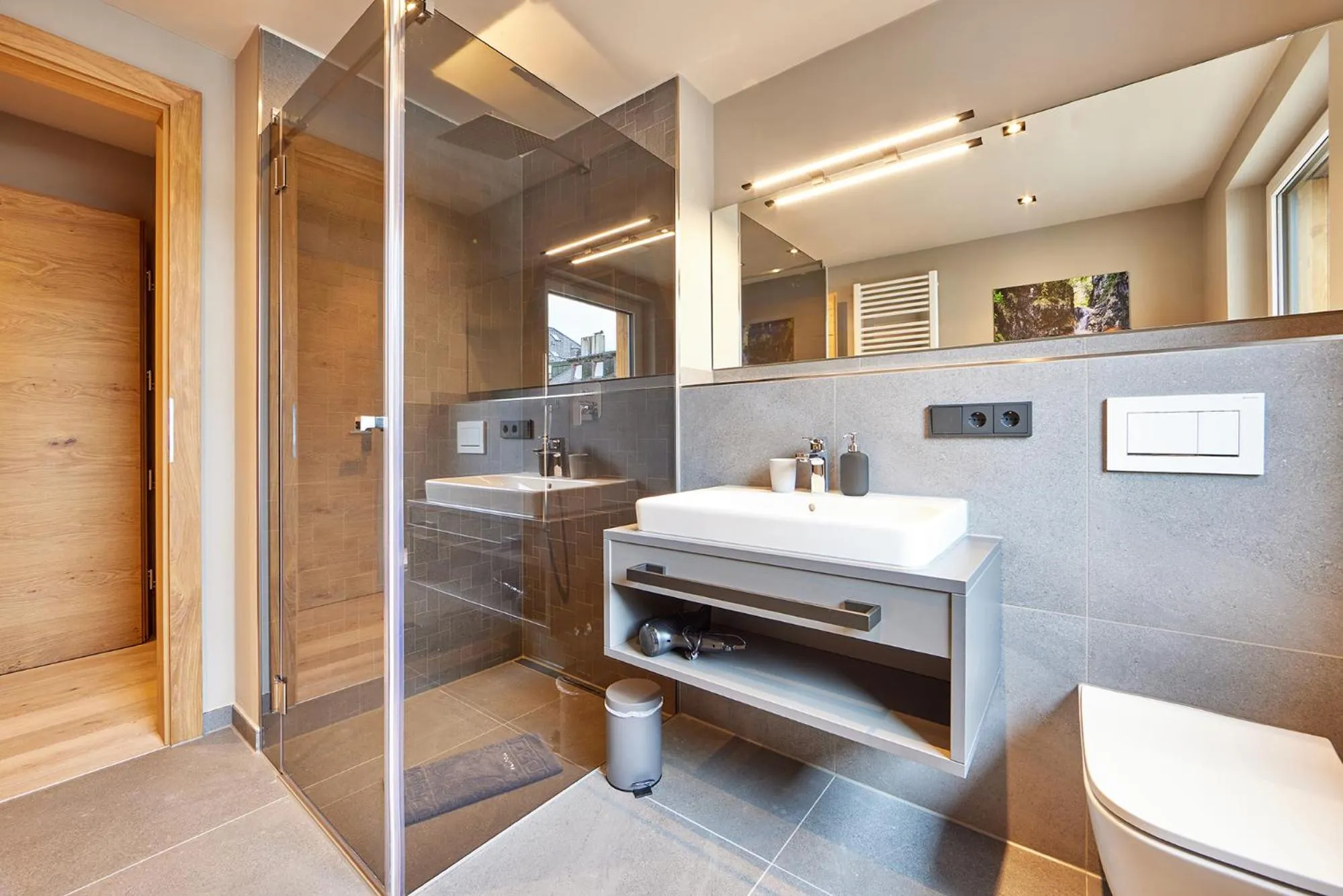 Shower in moun10 urlaubswohnen