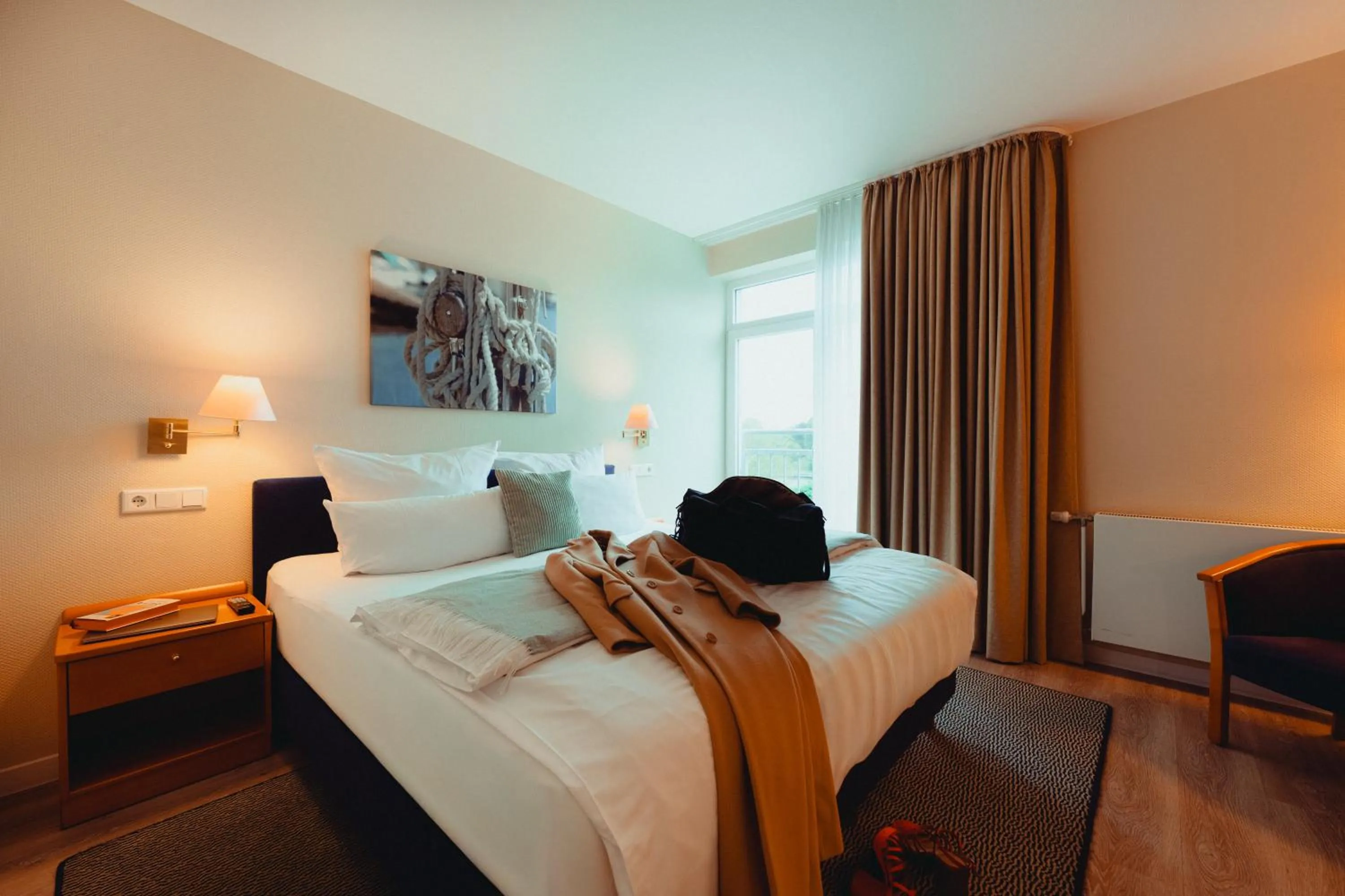 Bed in ConventGarten Hotel & Restaurant - am Nord-Ostsee-Kanal