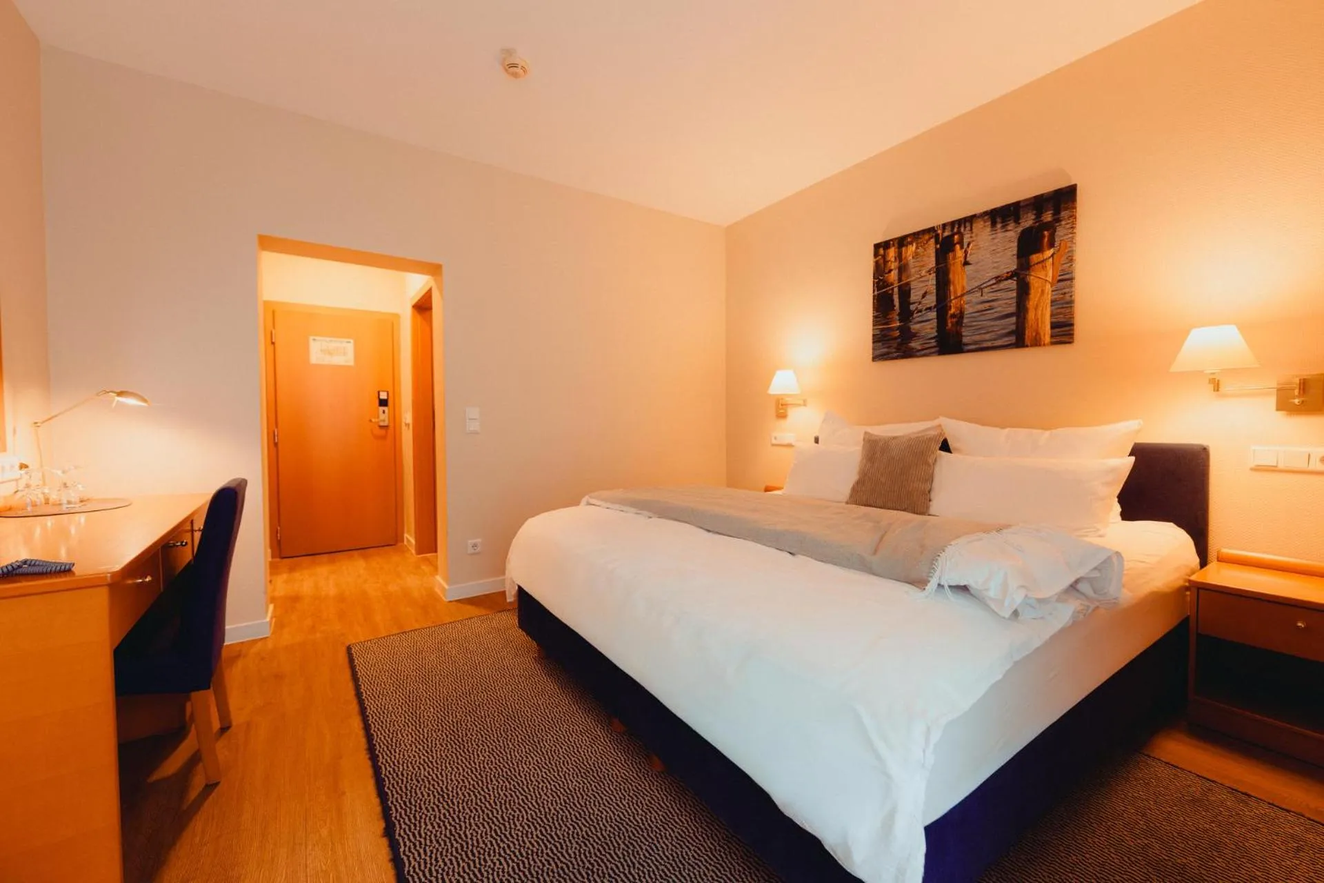 Bed in ConventGarten Hotel & Restaurant - am Nord-Ostsee-Kanal