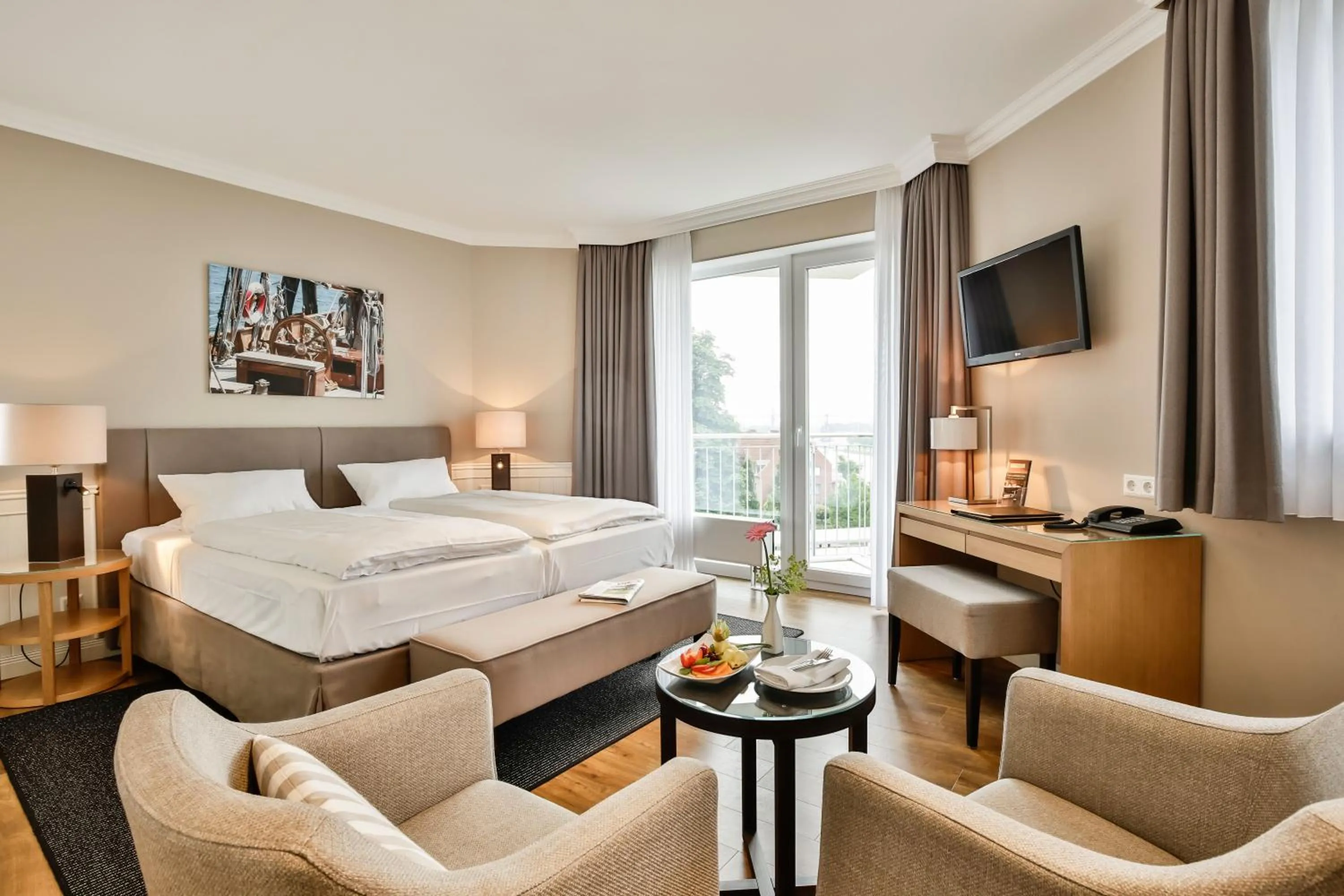 Bed in ConventGarten Hotel & Restaurant - am Nord-Ostsee-Kanal