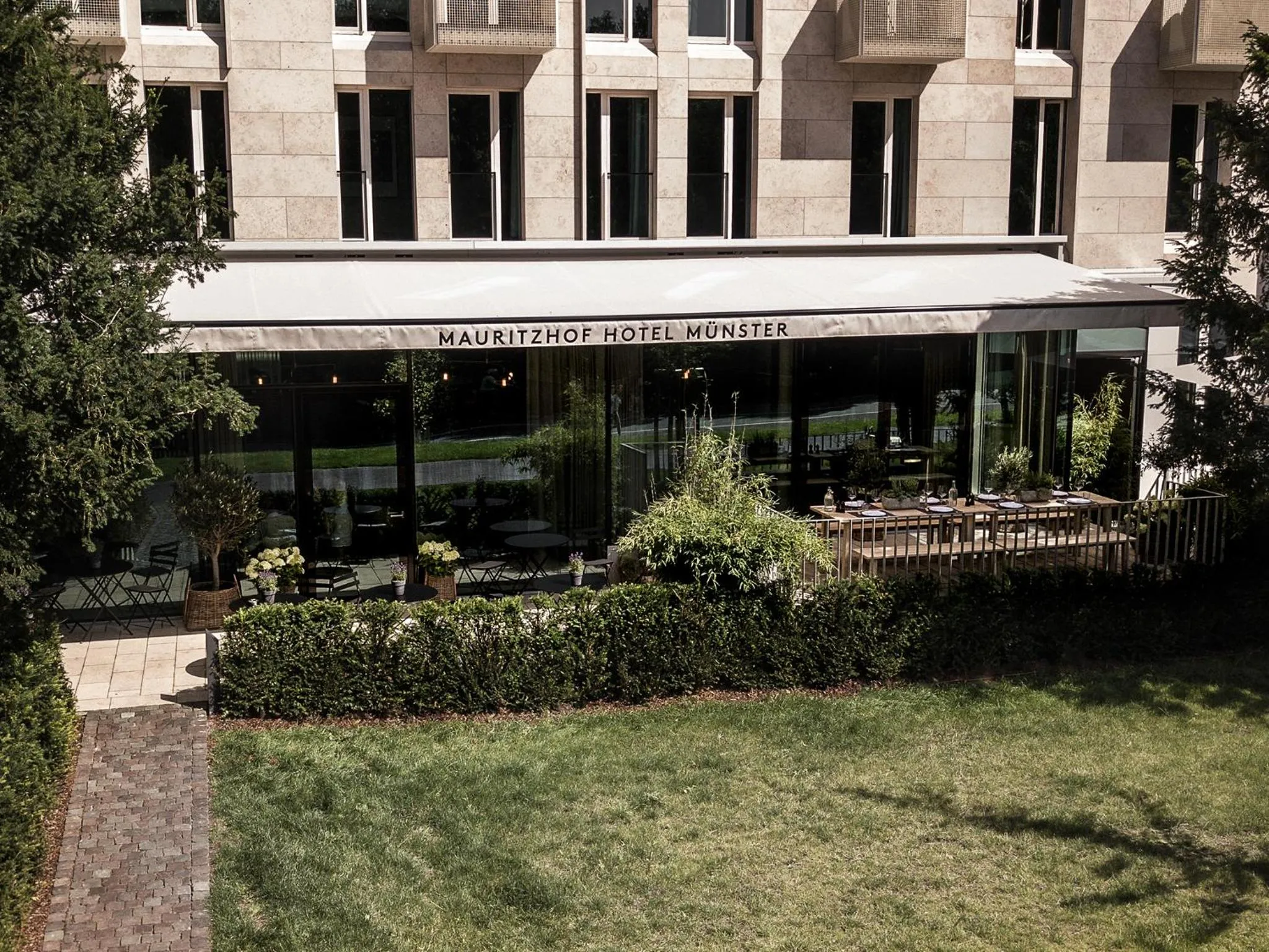 Balcony/Terrace in Mauritzhof Hotel Münster