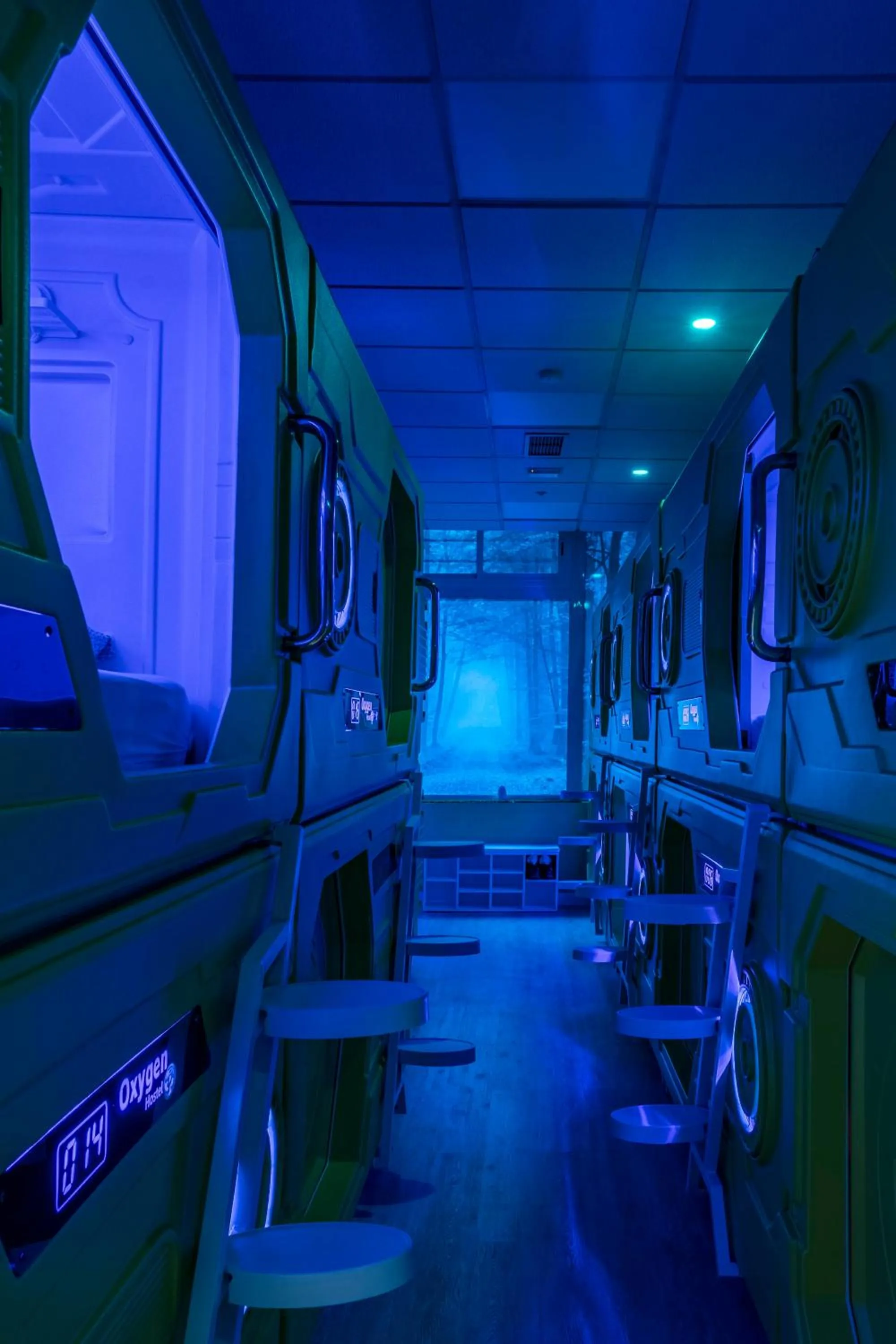 Bedroom in OXYGEN HOSTEL Capsula