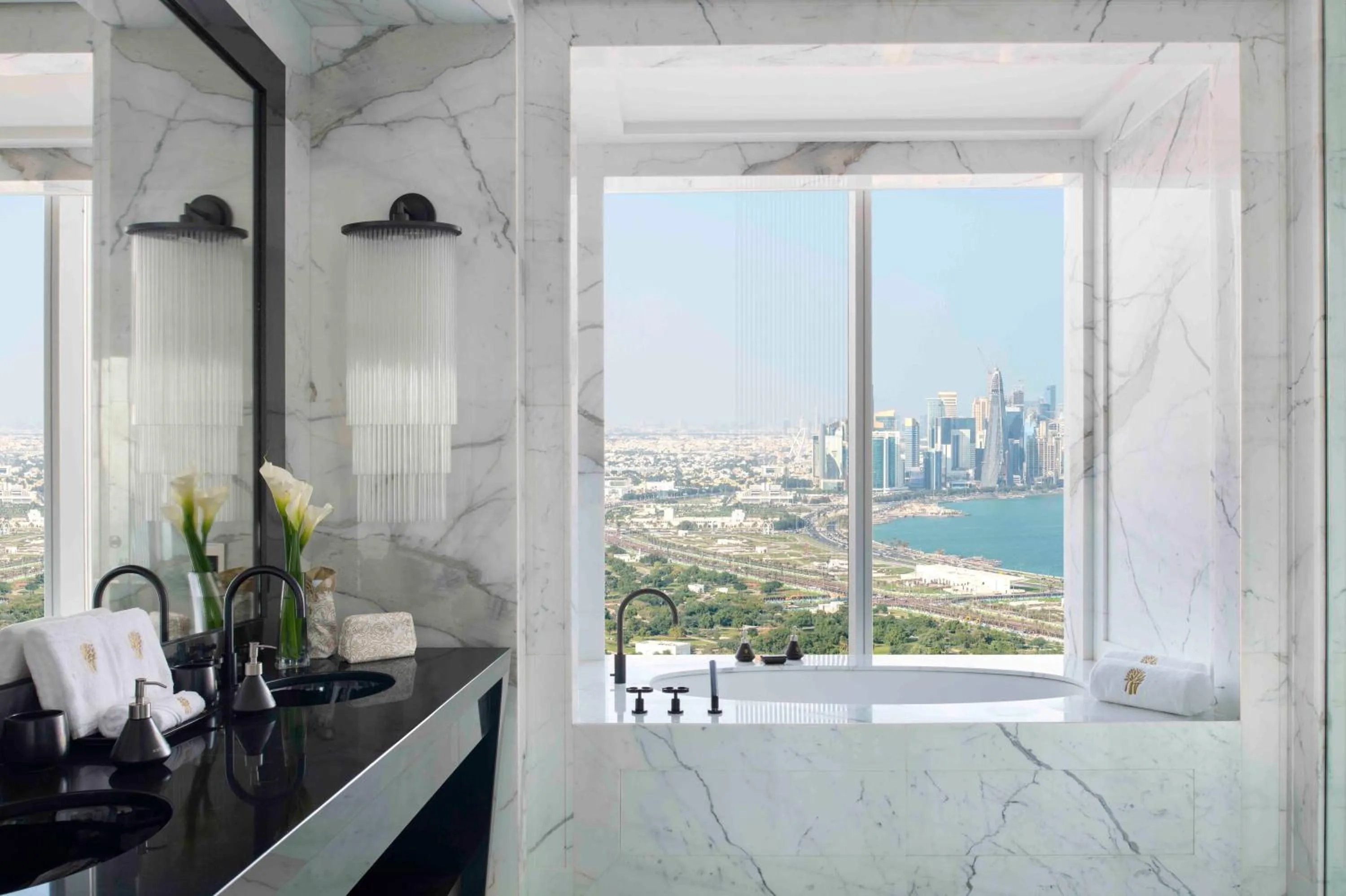 Bathroom in Banyan Tree Doha At La Cigale Mushaireb