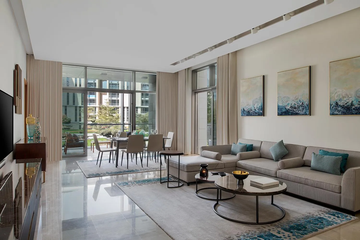 Living room in Banyan Tree Doha At La Cigale Mushaireb