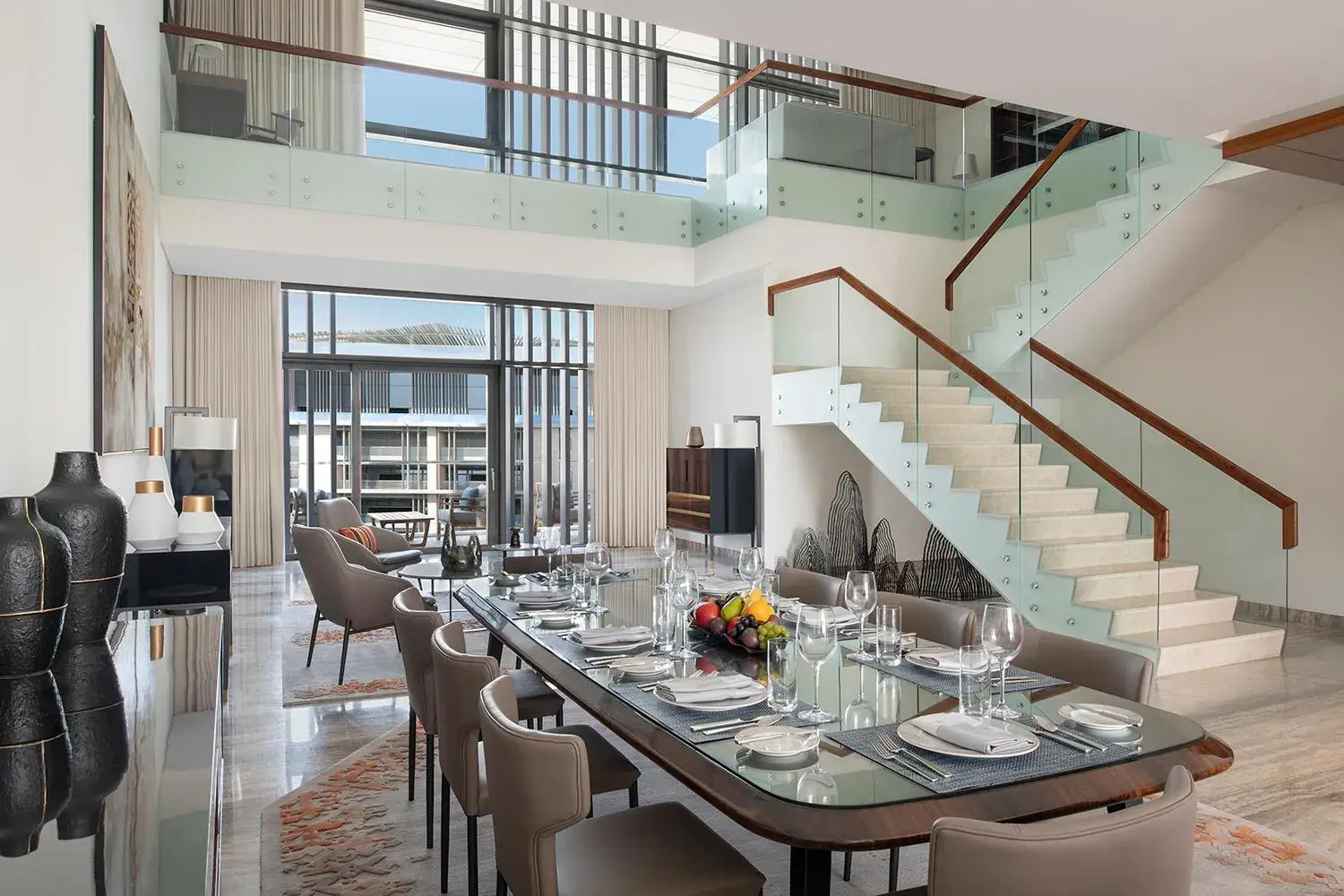 Four Bedroom Harmony Sky Residence with Daily Access to Doha Quest for 6 Adults and 2 Kids (Including QAR 600 Food & Beverage Credit Per Night) in Banyan Tree Doha At La Cigale Mushaireb Four Bedroom Harmony Sky Residence with Daily Access to Doha Quest for 6 Adults and 2 Kids (Including QAR 600 Food & Beverage Credit Per Night) in Banyan Tree Doha At La Cigale Mushaireb