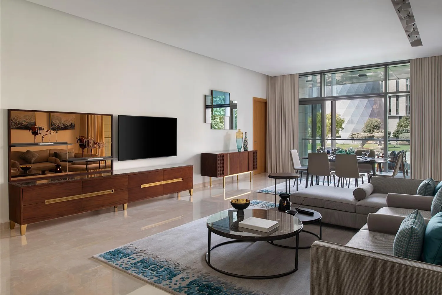 Living room in Banyan Tree Doha At La Cigale Mushaireb