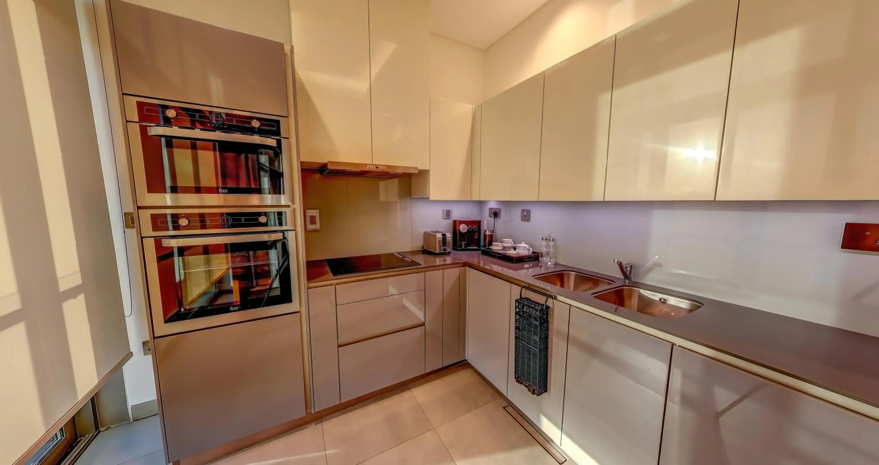 kitchen in Banyan Tree Doha At La Cigale Mushaireb