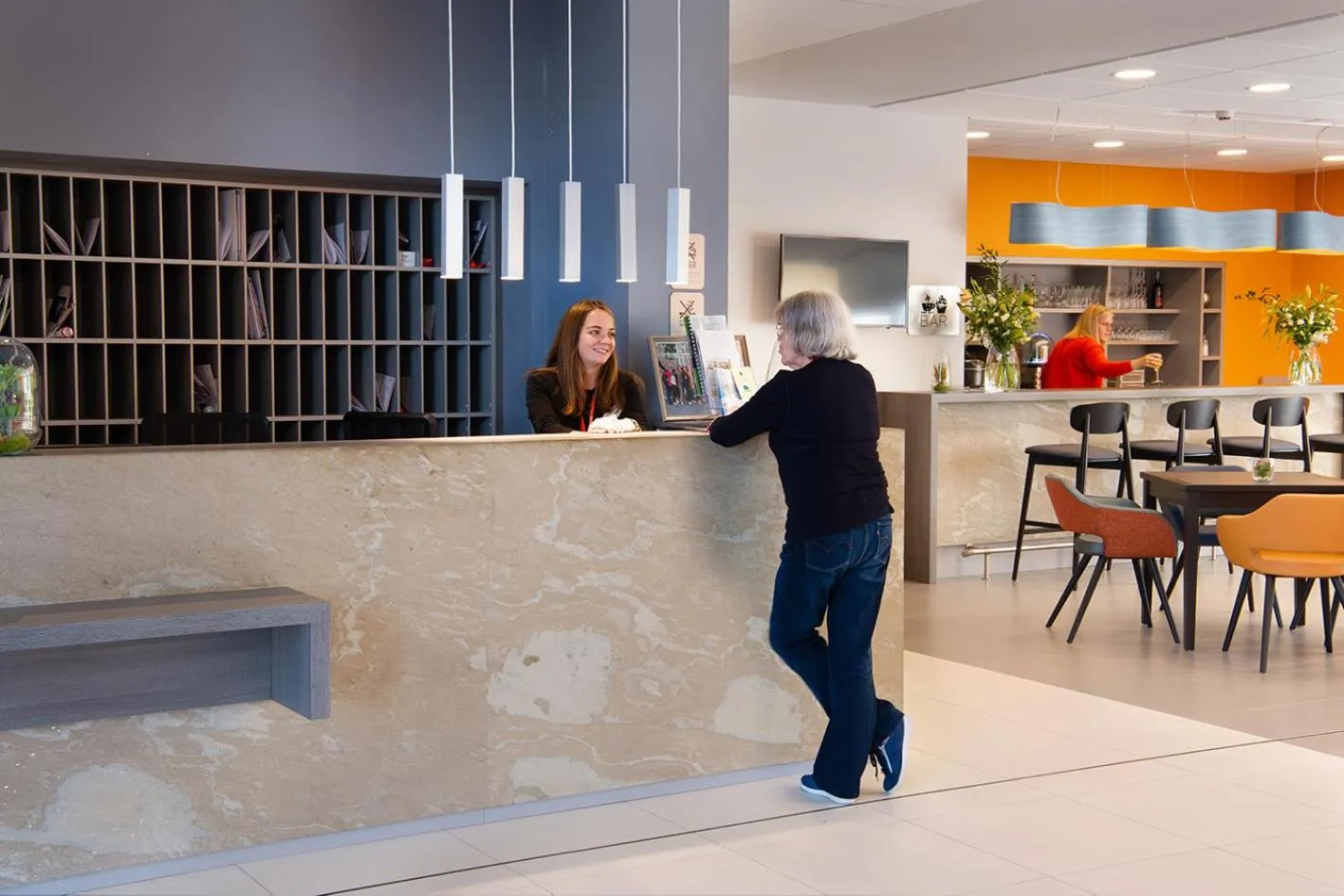 Lobby or reception in Domitys - L'Atlas