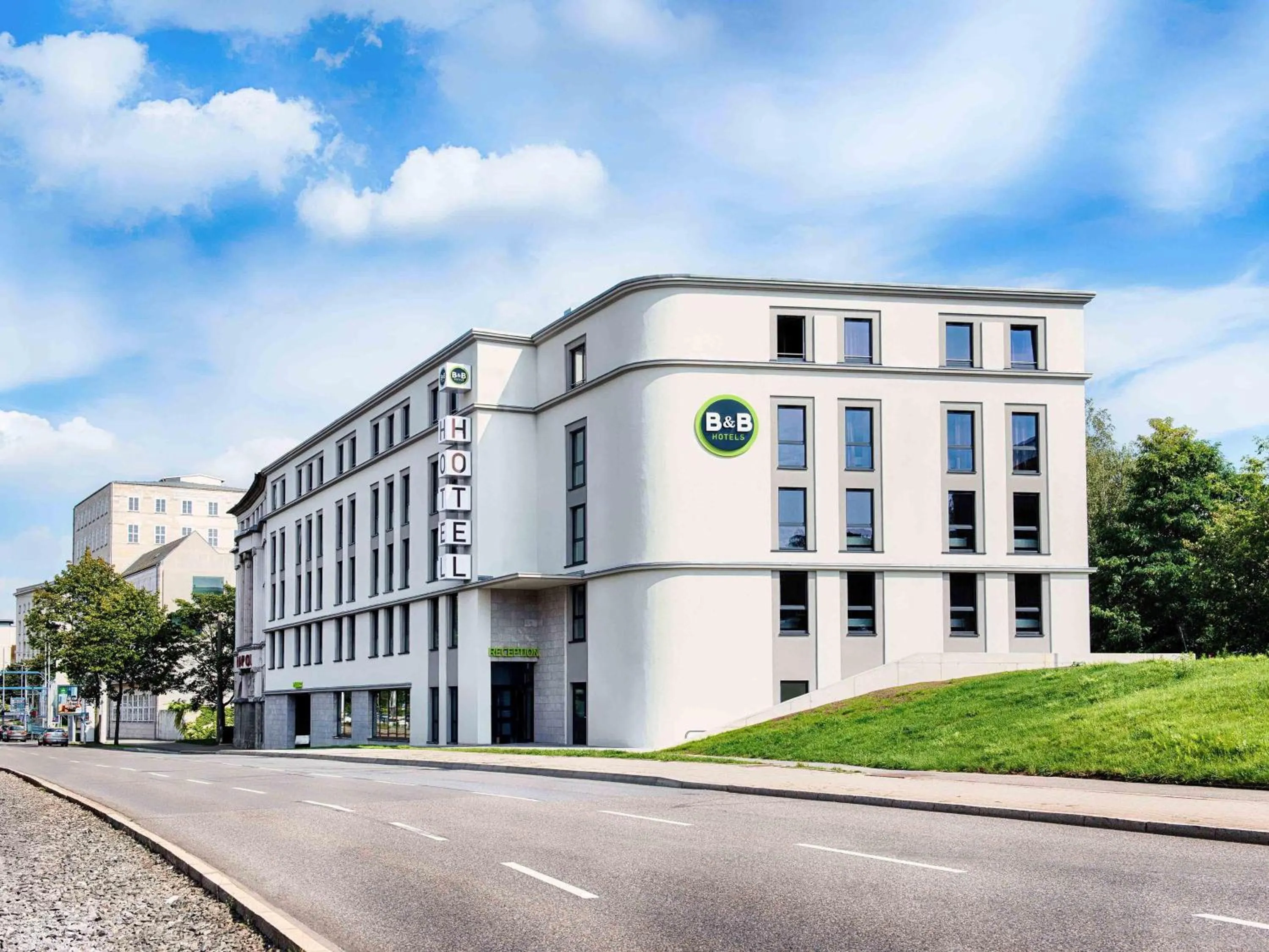 Property building in B&B Hotel Chemnitz