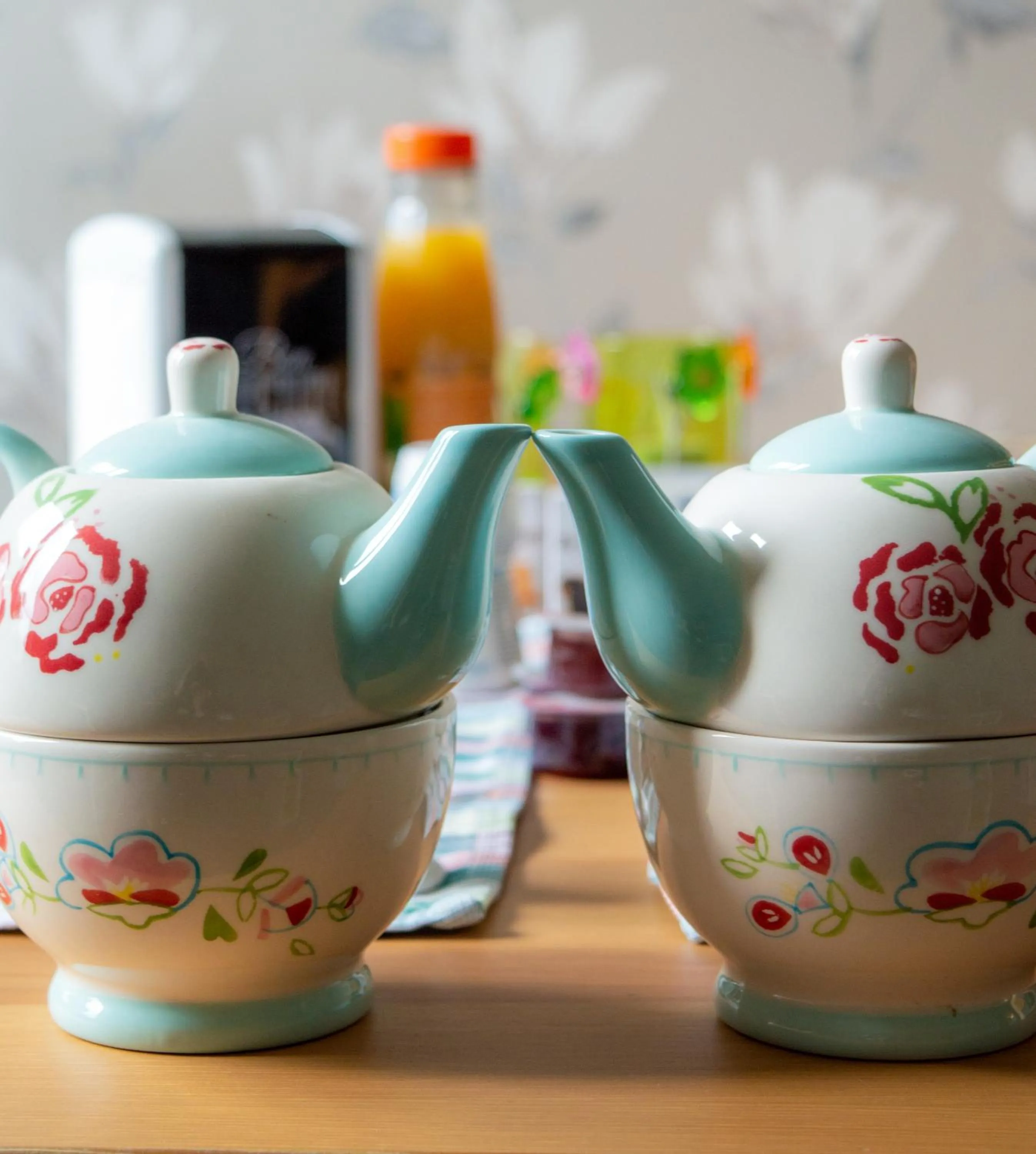 Coffee/tea facilities in B&B overnachting de Margriet