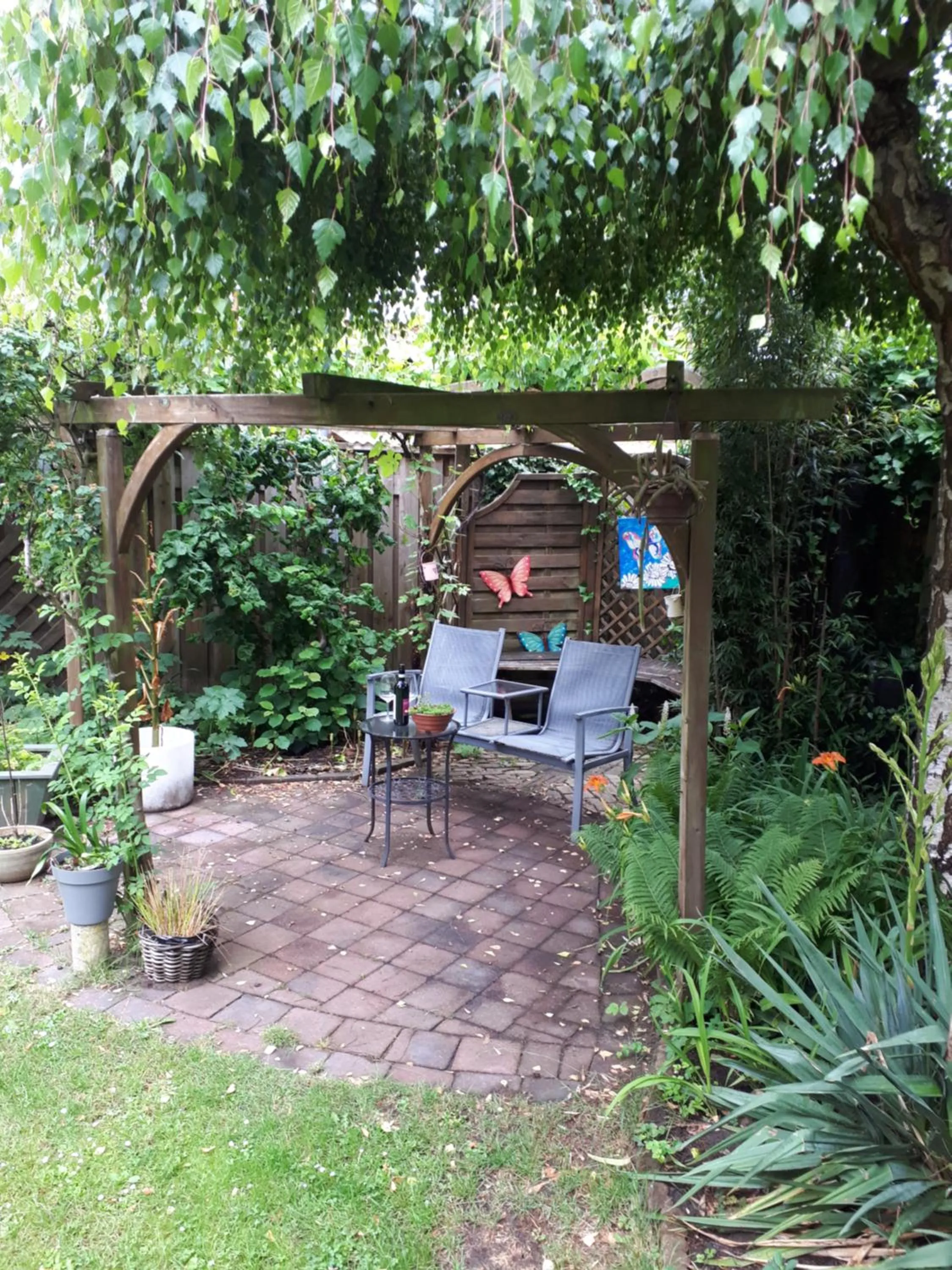 Garden in B&B overnachting de Margriet