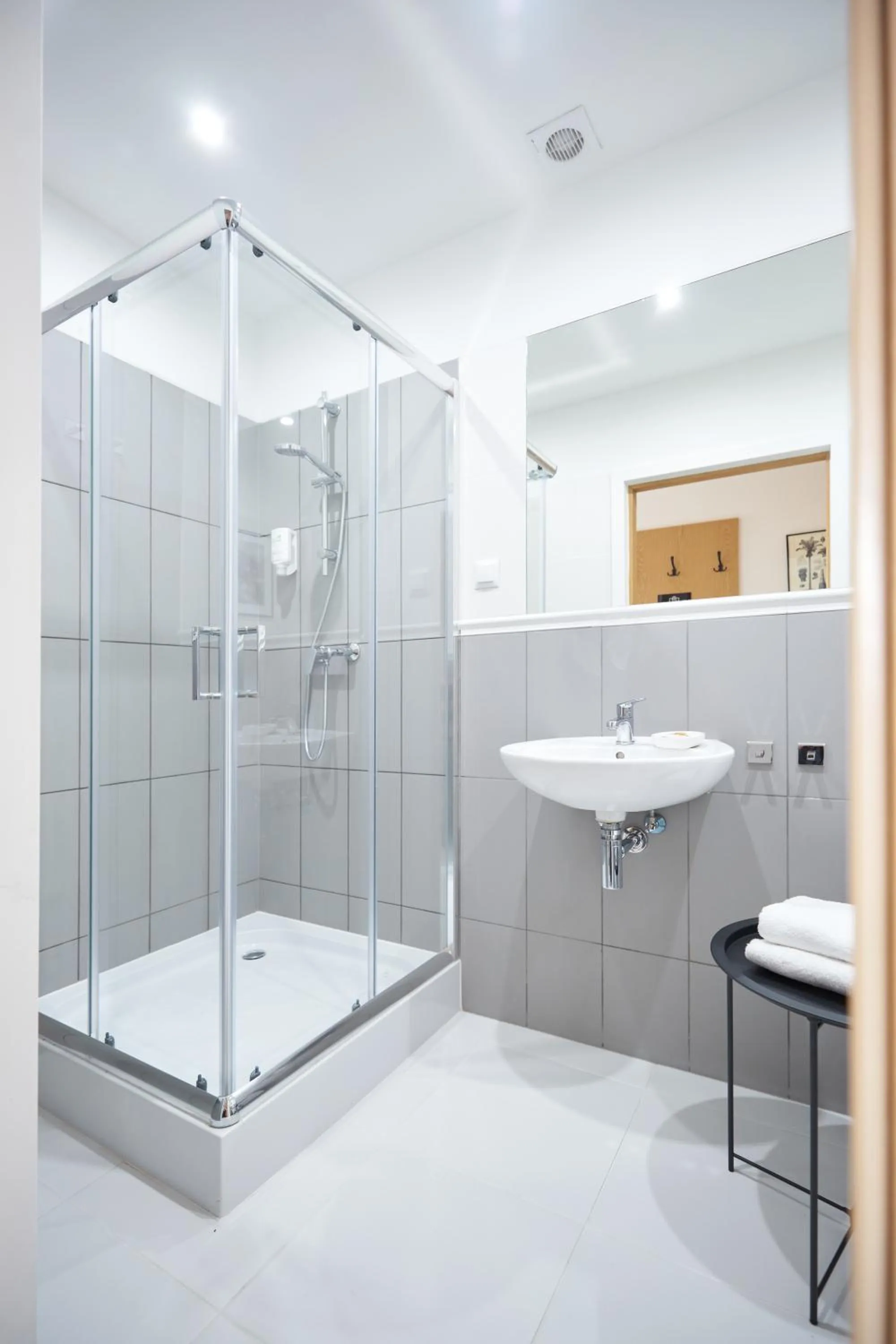 Shower in Apartamenty Klasztorna 25