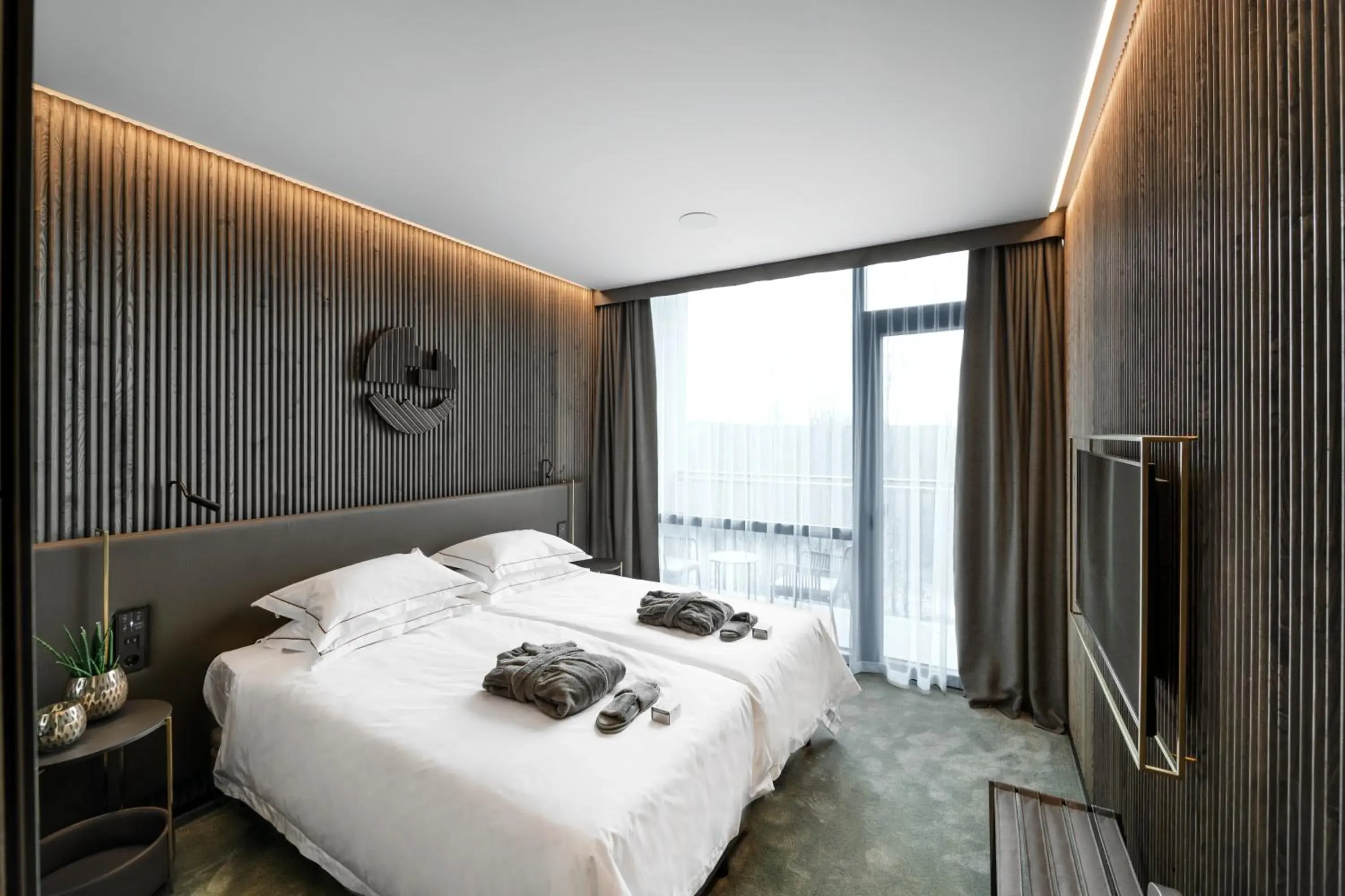 Standard Twin Room with Balcony and Spa Access in Mana Sleep & Spa Standard Twin Room with Balcony and Spa Access in Mana Sleep & Spa
