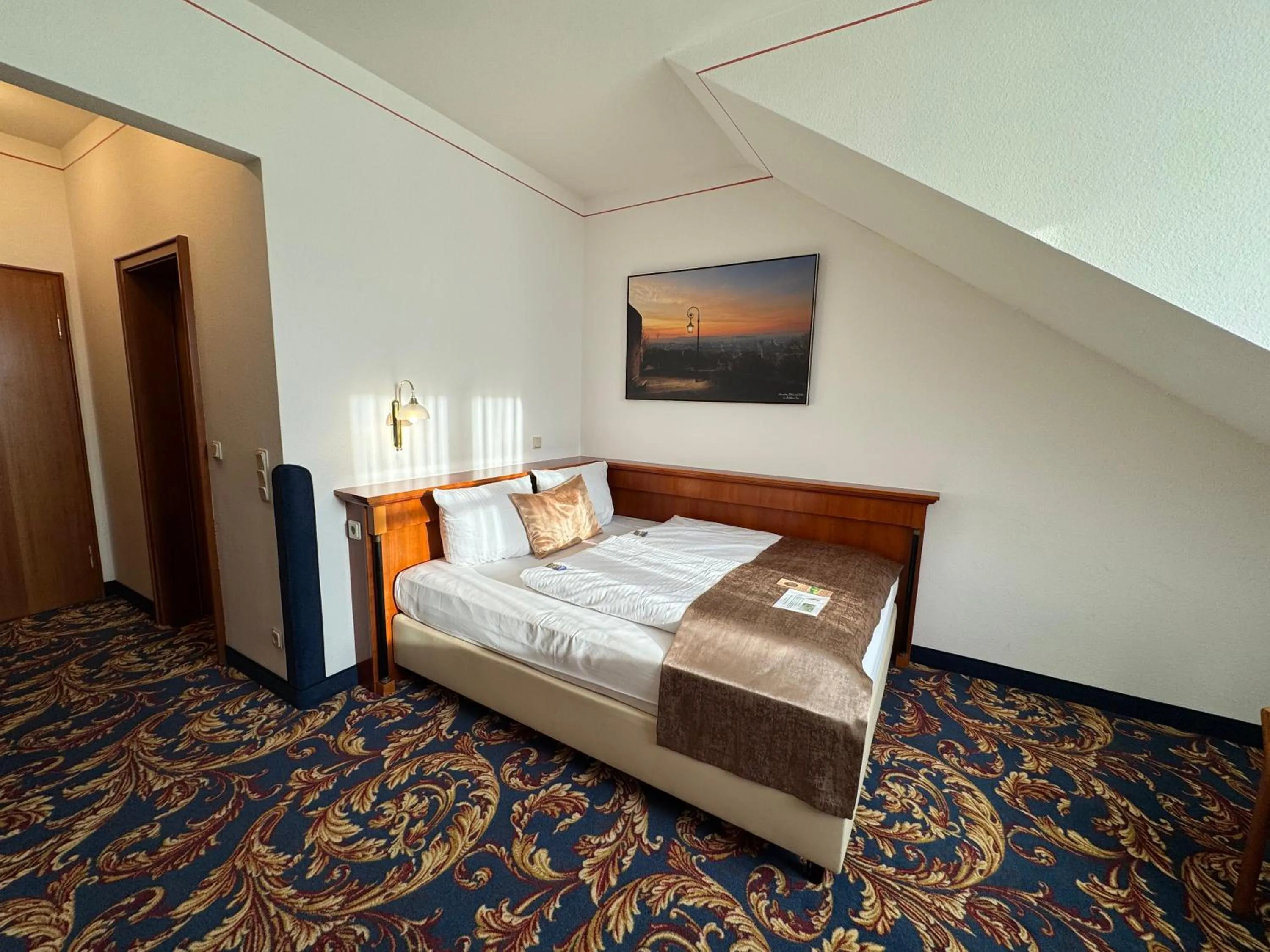 Photo of the whole room, Bed in Hotel Bachmühle