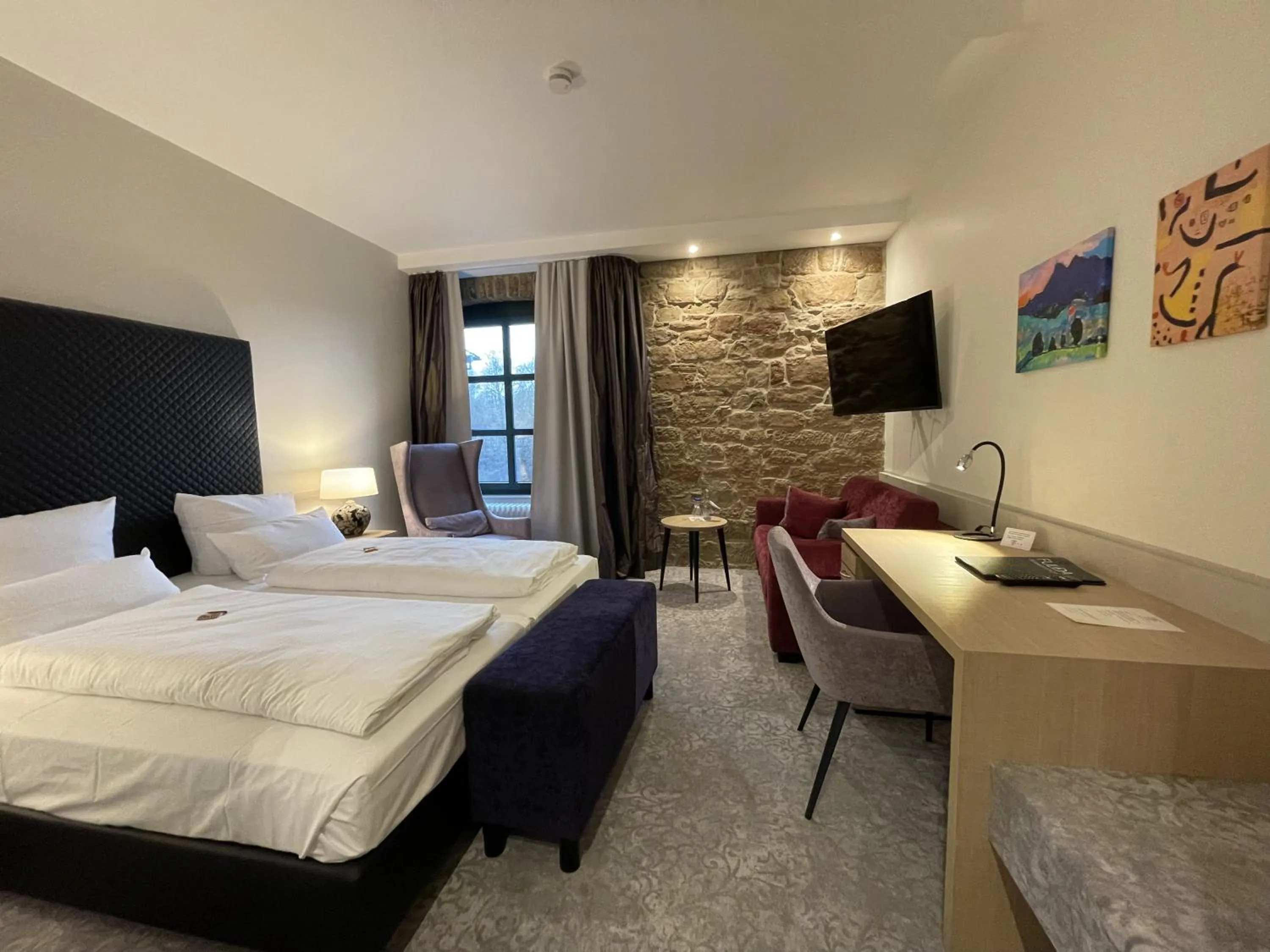 Photo of the whole room, Bed in Hotel Bachmühle