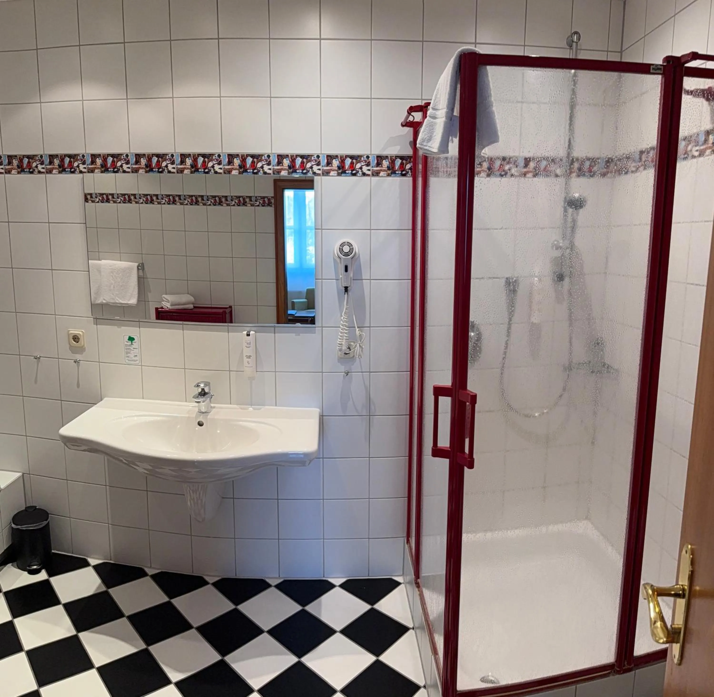 Bathroom in Hotel Bachmühle