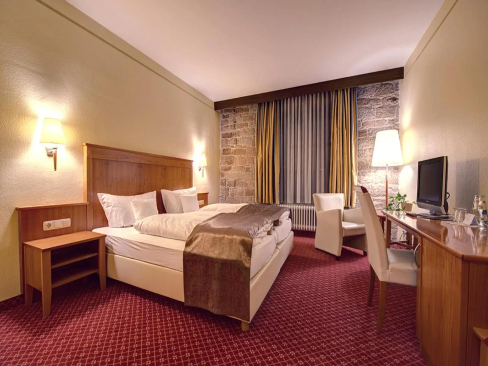 Photo of the whole room, Bed in Hotel Bachmühle