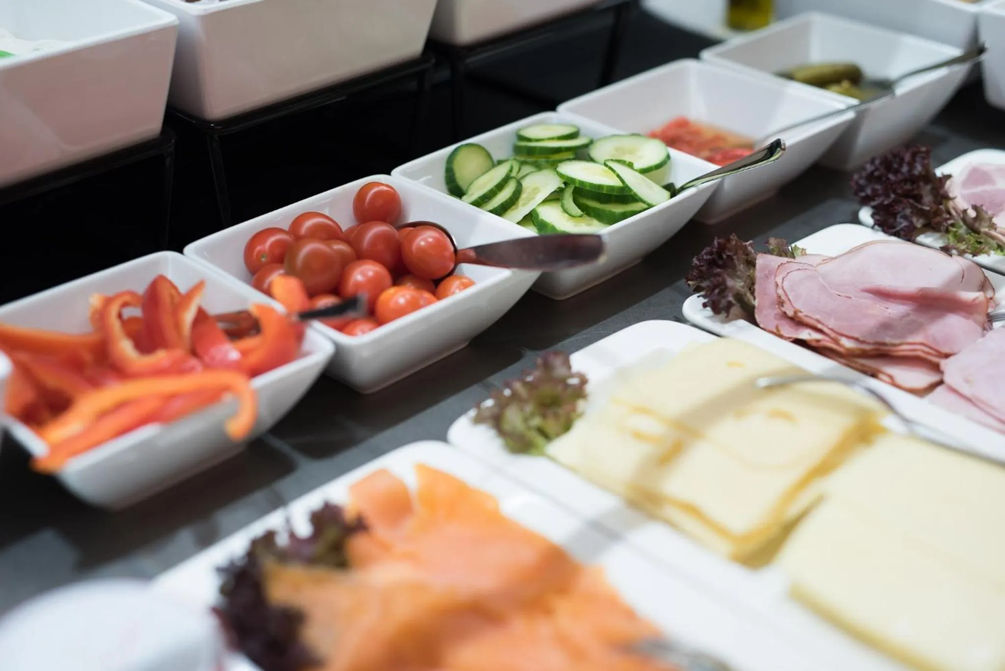 Buffet breakfast in Hotel Bachmühle