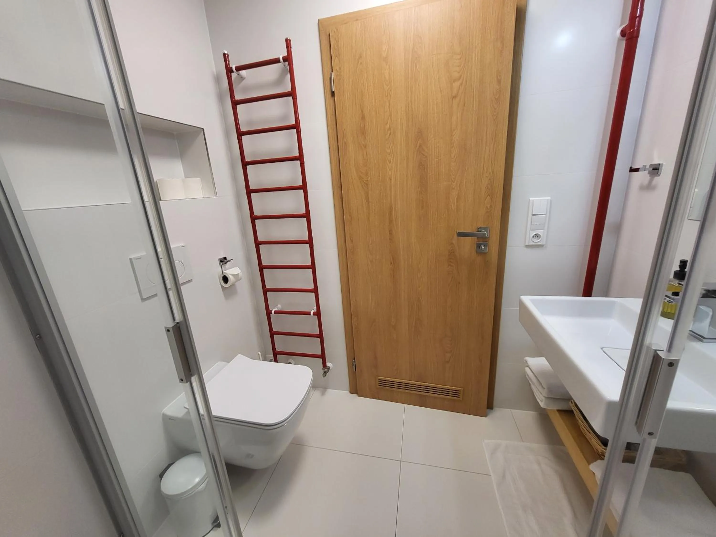 Bathroom in Pension Jitřenka Hřensko - Breakfast Included & Free Parking