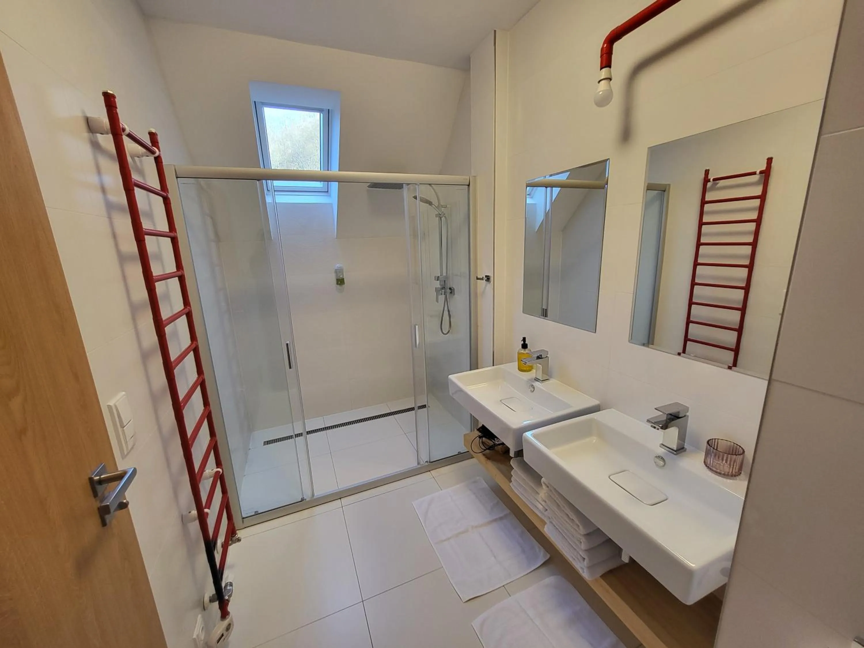 Bathroom in Pension Jitřenka Hřensko - Breakfast Included & Free Parking