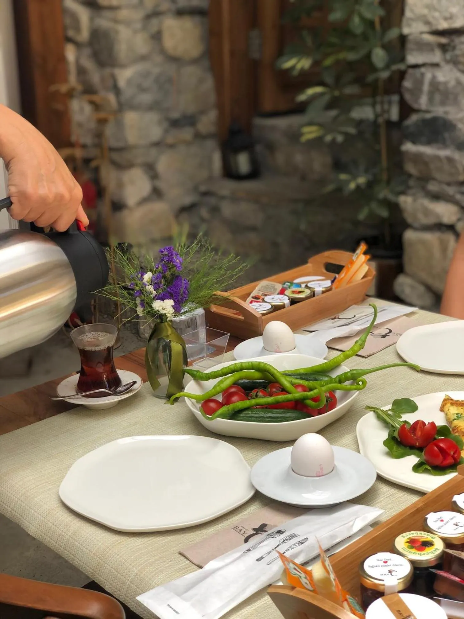 Food close-up in Trilye Bay C Konak