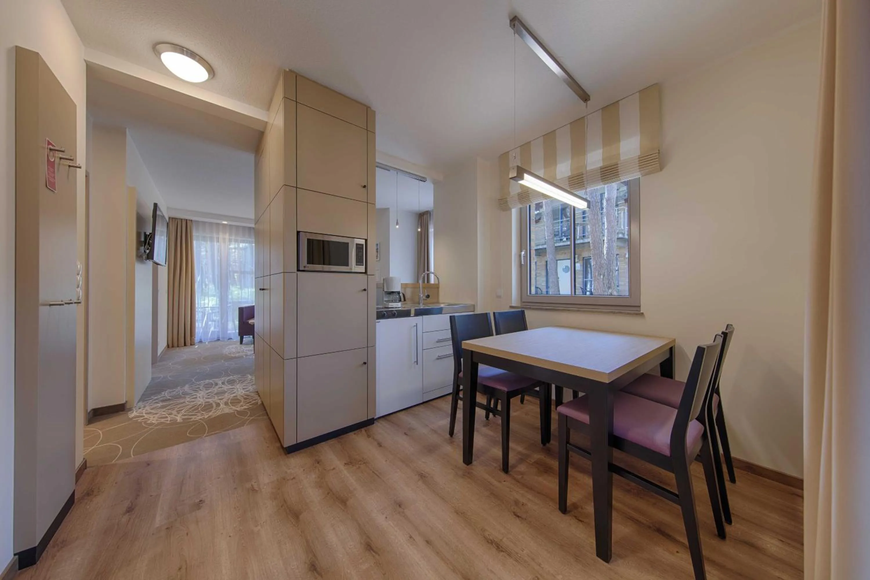 Kitchen or kitchenette in Aquamaris Strandresidenz Rügen