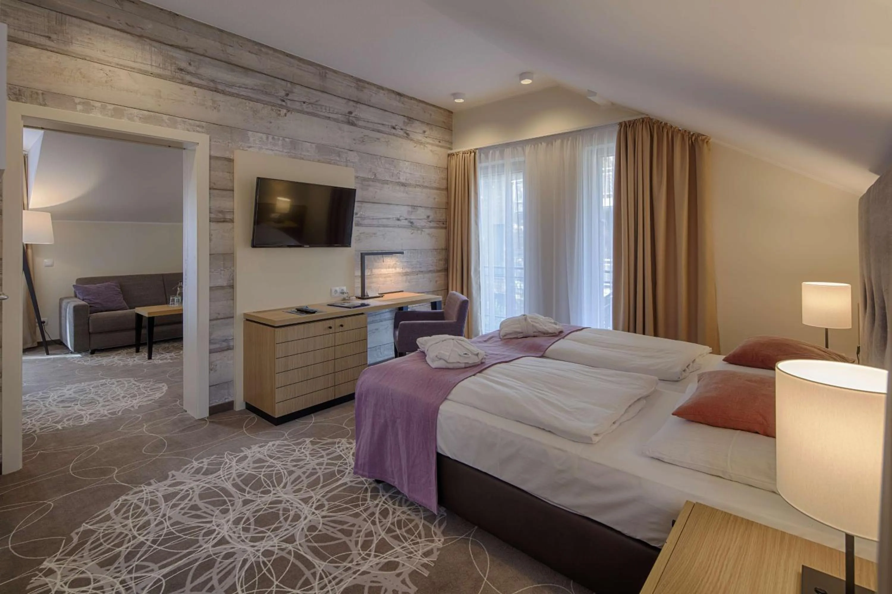 Bed in Aquamaris Strandresidenz Rügen