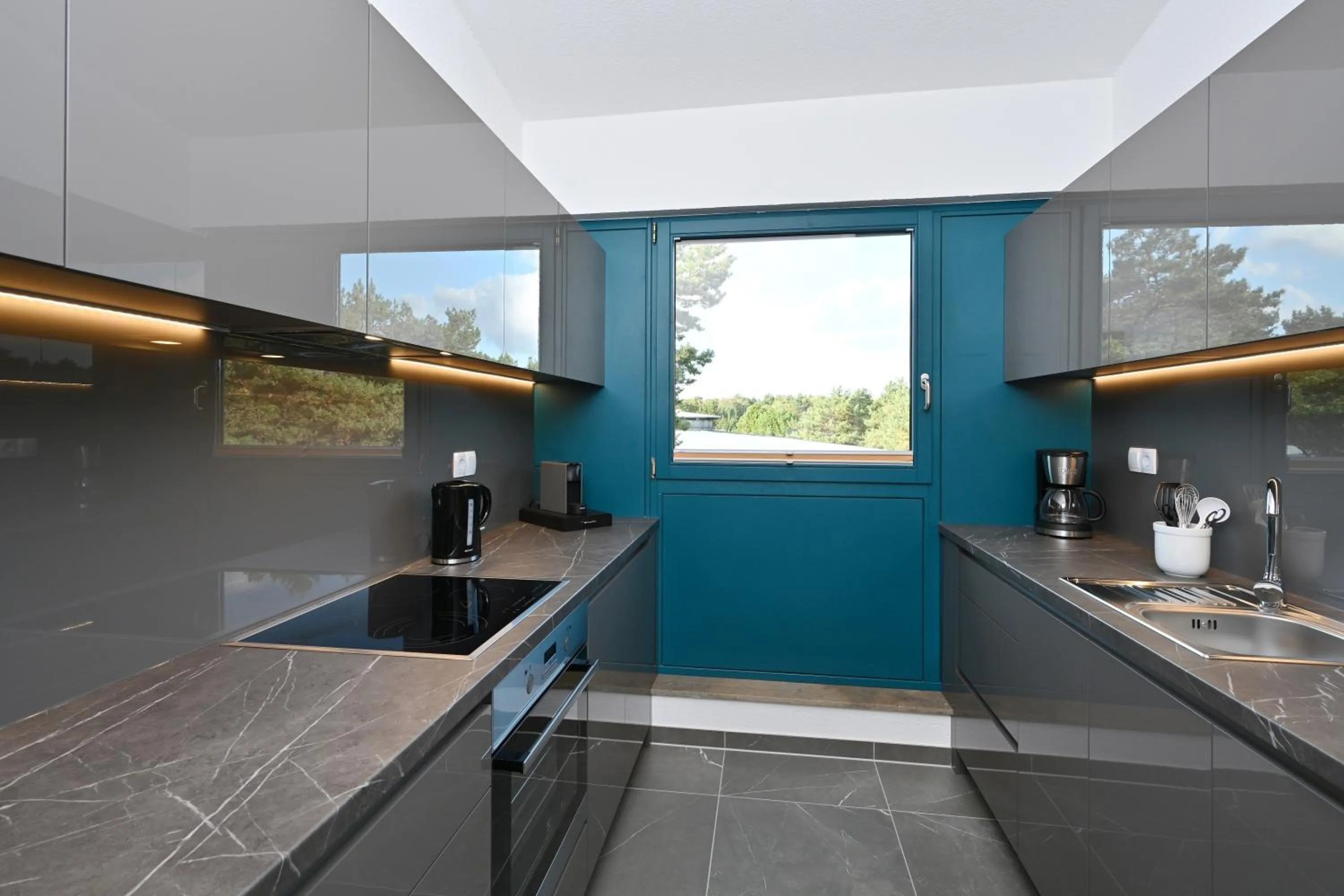 kitchen in Aquamaris Strandresidenz Rügen