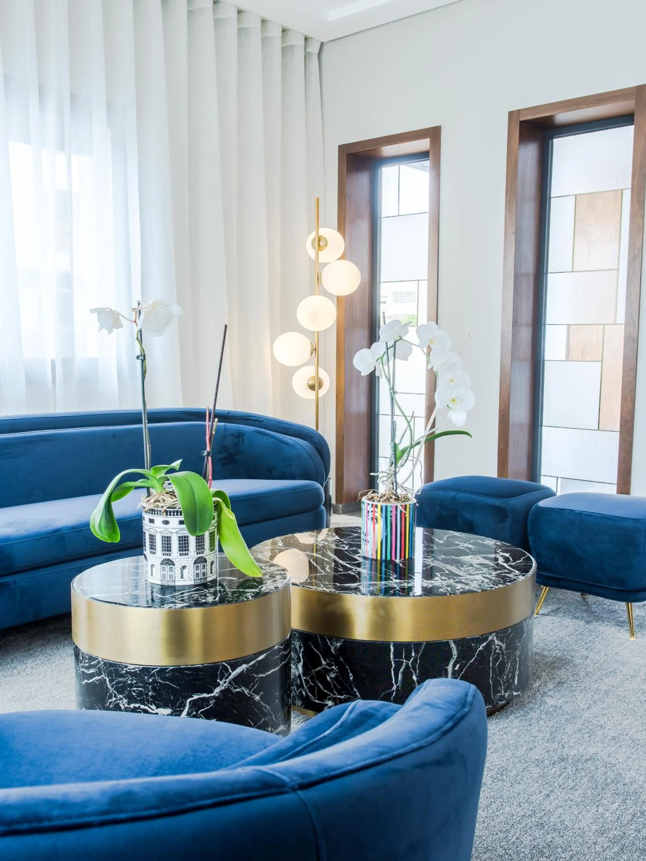 Lobby or reception in Makass Appart Hotel